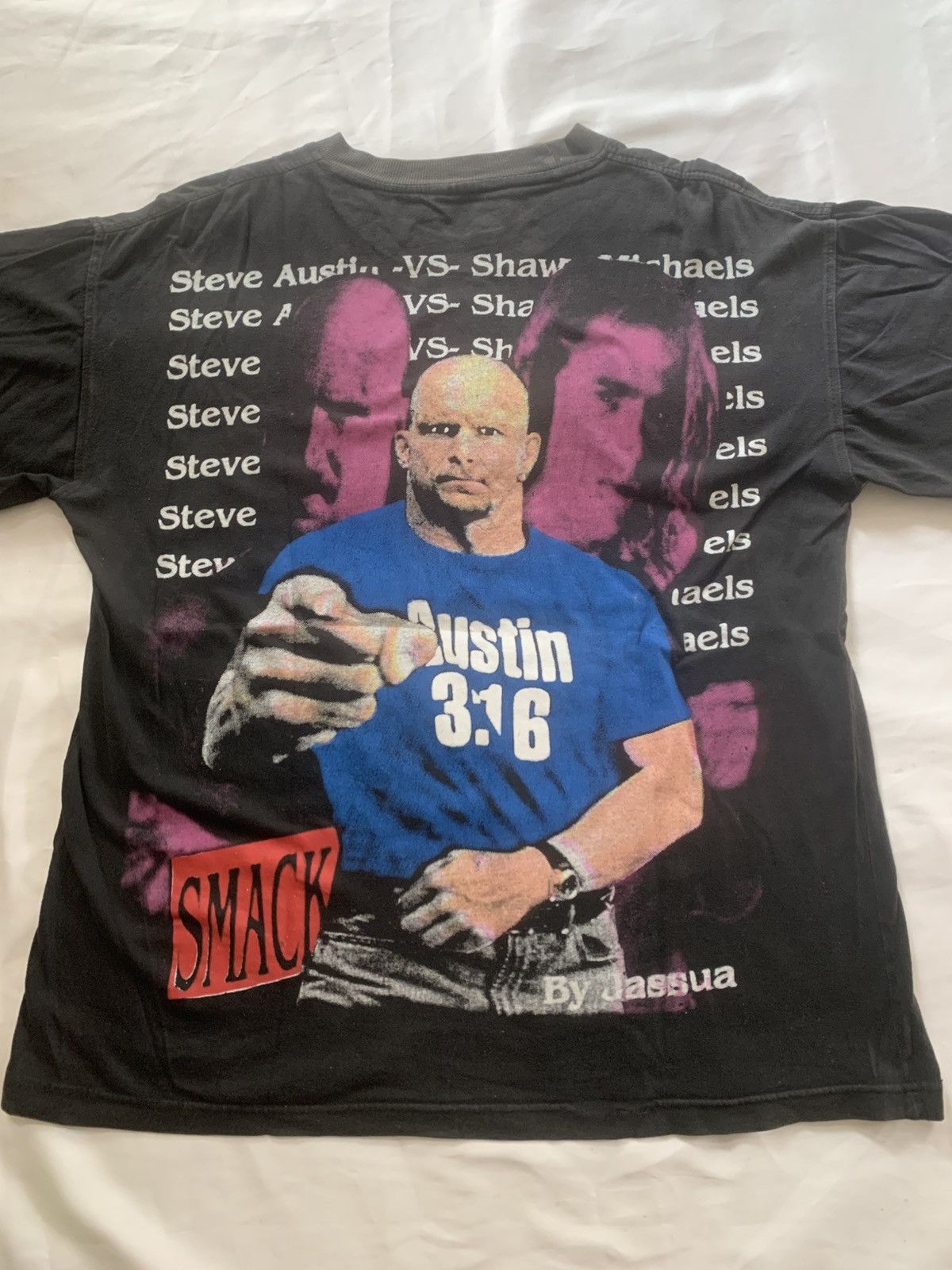 WCW/nWo Vintage WWE Austin vs Shawn Michael Size US M / EU 48-50 / 2 - 17 Thumbnail