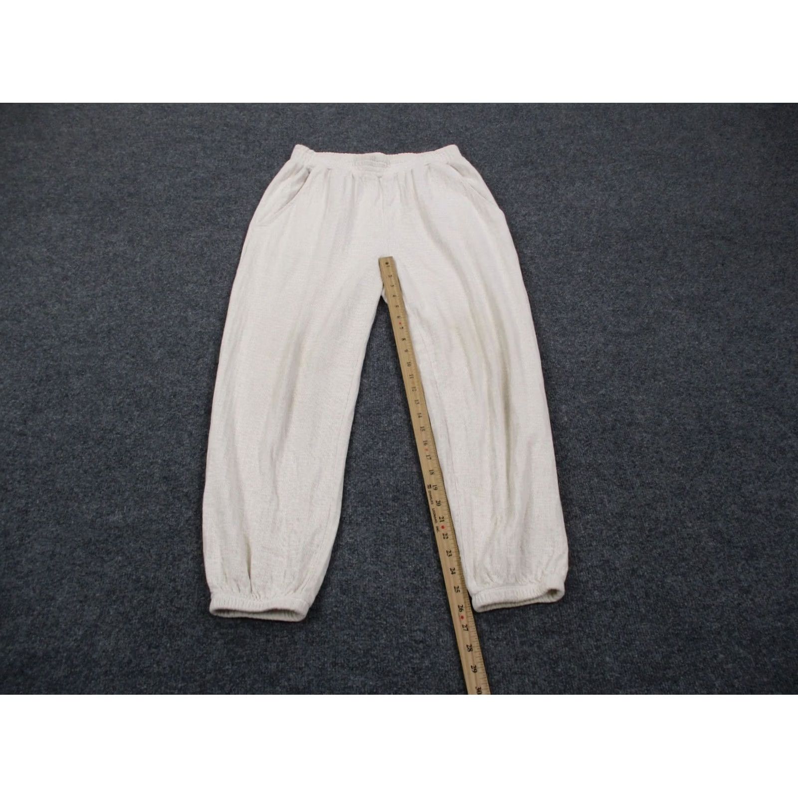 Apiece Apart Apiece Apart Joggers Womens M White Sweatpants Lounge Active USA Made Size 32" / US 10 / IT 46 - 3 Thumbnail