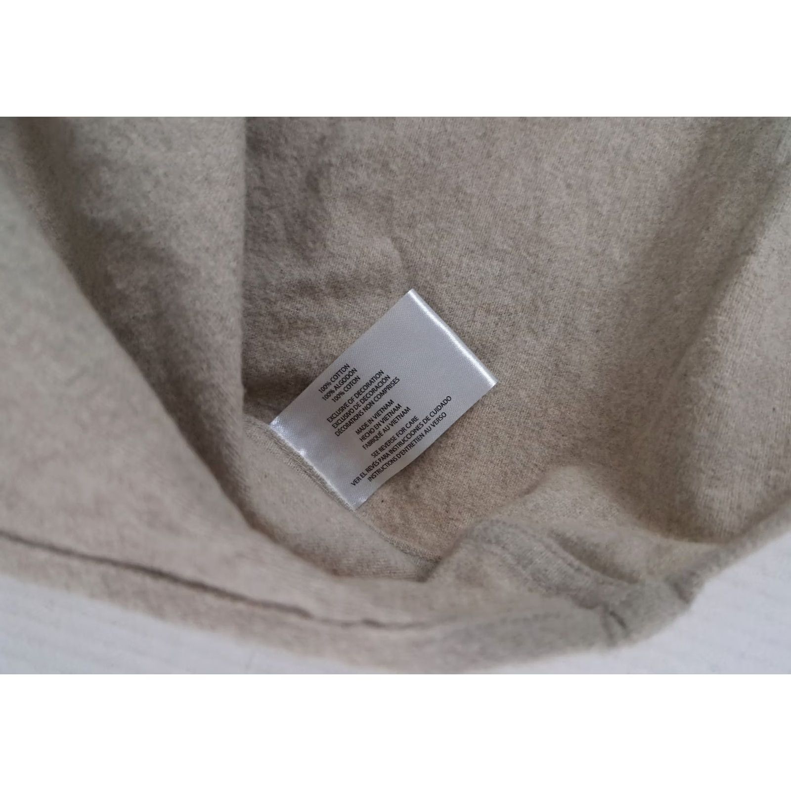 Vintage VINTAGE Woolrich Shirt L Beige Green Label Full Button Cotton size Size US L / EU 52-54 / 3 - 5 Thumbnail