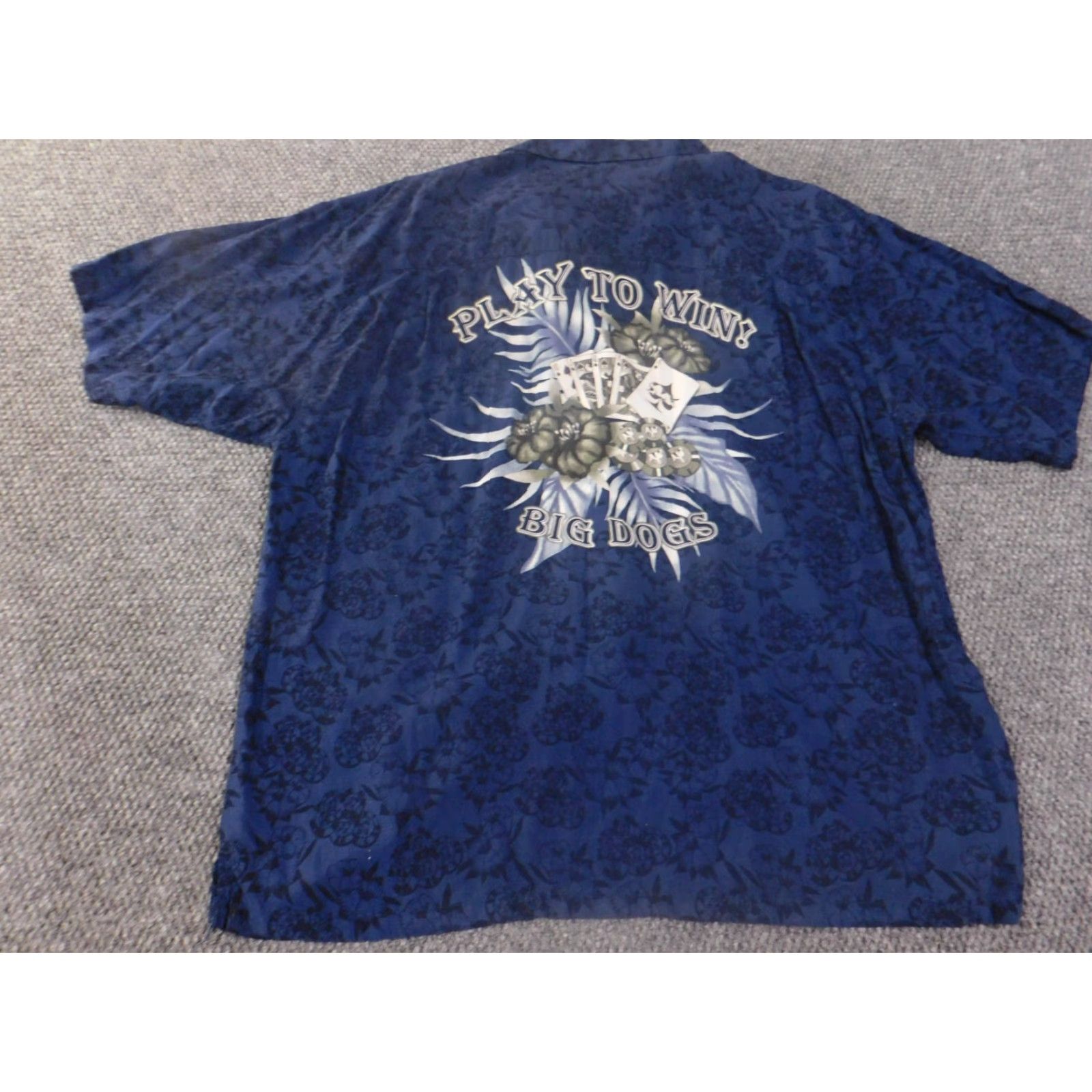 Big Dogs Big Dogs Shirt 2XL Men Floral Button Short Sleeve Knit Cotton Blue 2XL Regular T-Shirt Dog Vintage No-iron Breathable Easy Care Size US XXL / EU 58 / 5 - 7 Thumbnail