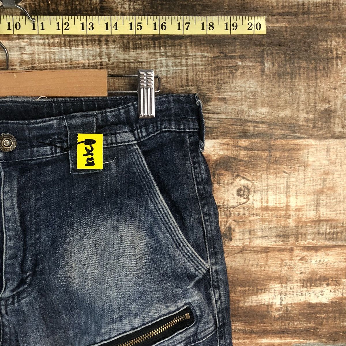 Japanese Brand Field Core Blue Distressed Denim Pants #A2122 Size US 31 - 8 Thumbnail