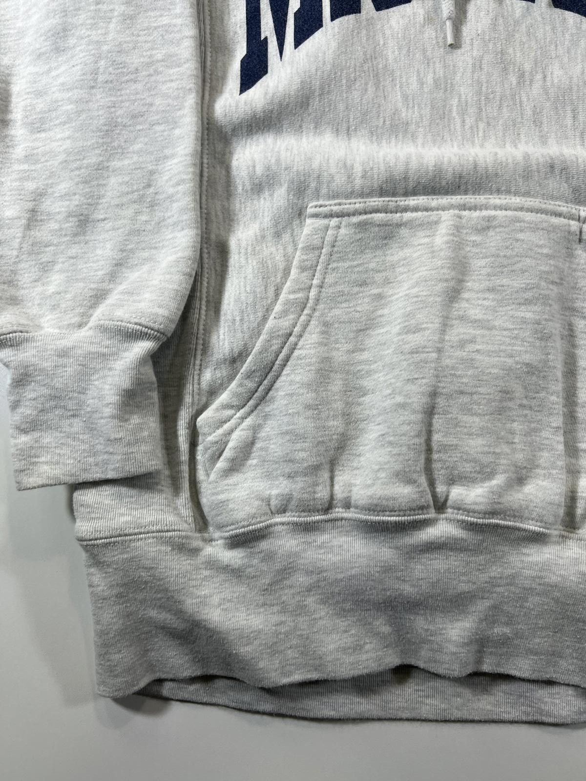 Unknown London Grey Michigan Hooded Sweatshirt with Front Pocket Size US S / EU 44-46 / 1 - 4 Thumbnail