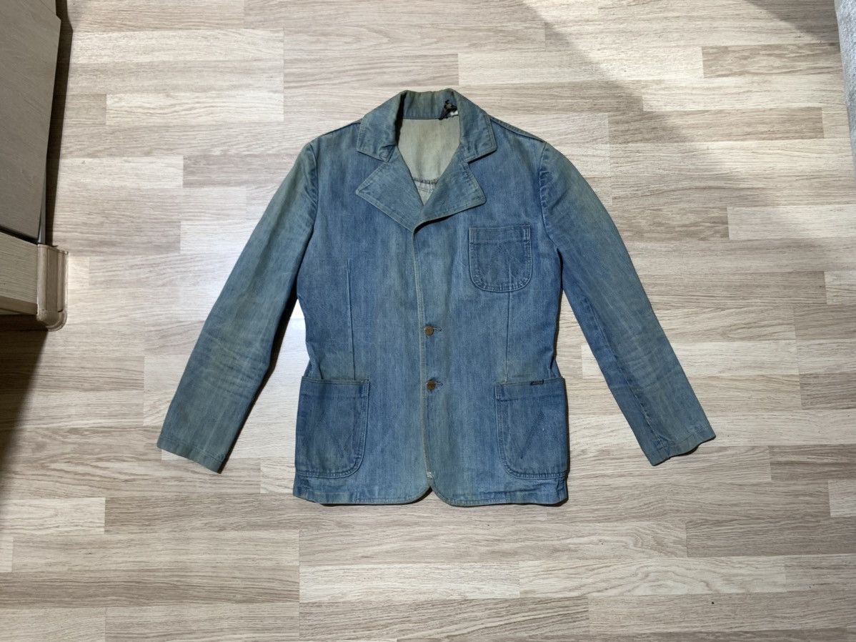 Vintage × Wrangler Wrangler 60s 70s vintage denim jacket Size US S / EU 44-46 / 1 - 1 Thumbnail