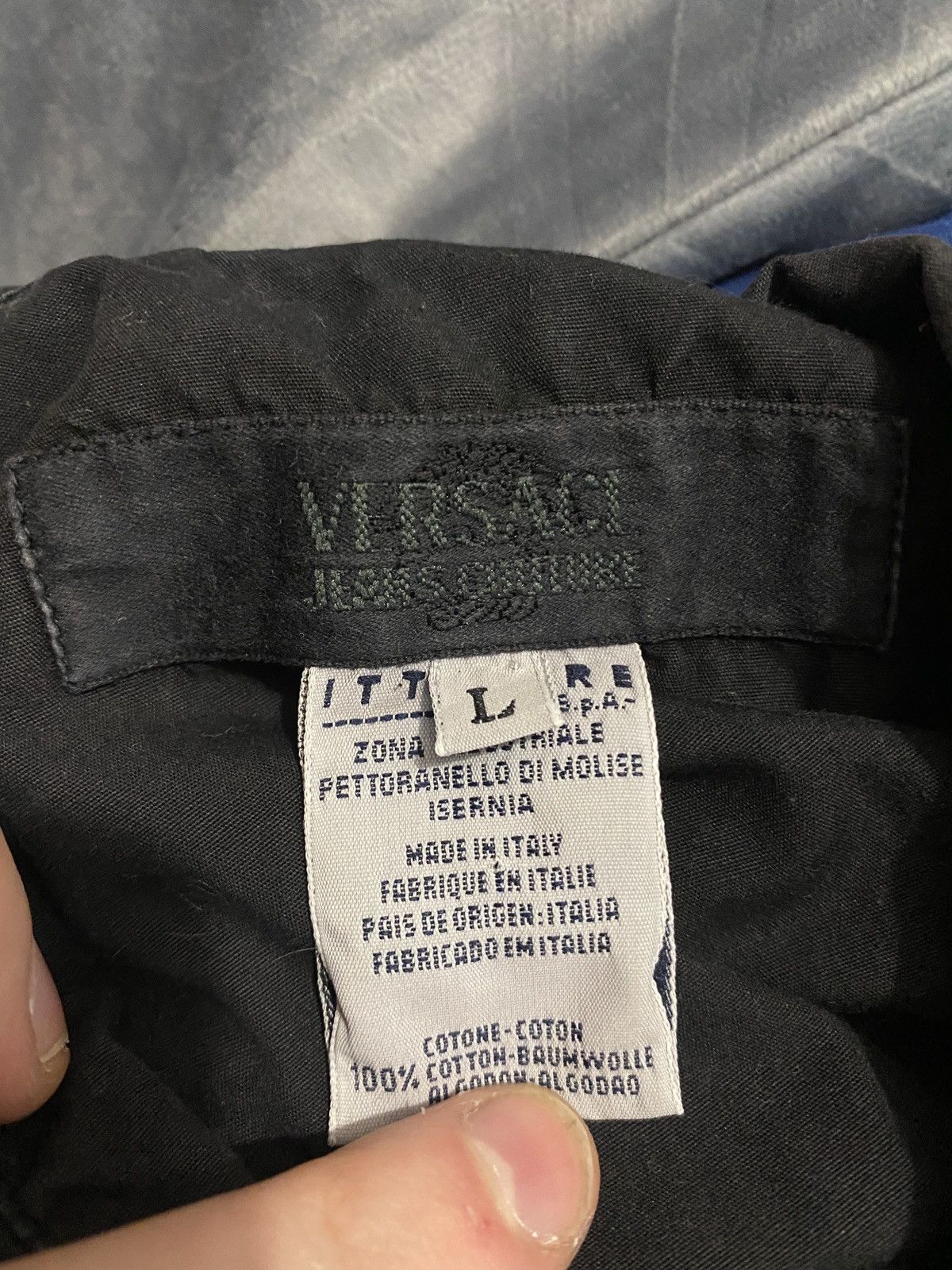 Versace Jeans Couture × Vintage Vintage Luxury Versace jeans couture with medusa pink shirt Size US L / EU 52-54 / 3 - 2 Thumbnail