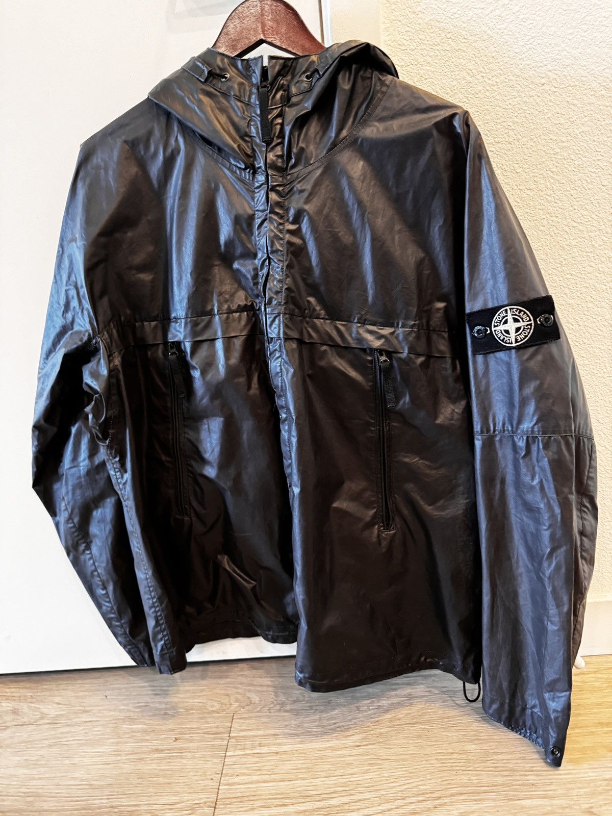 image of Stone Island Heat Reactive Jacket in Black, Men's (Size XL)