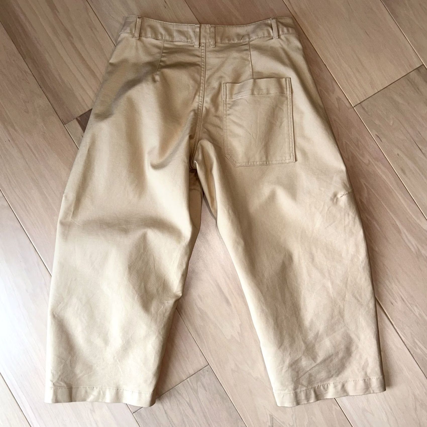 Anthropologie Anthropologie Maeve Barrel Leg Chino Trouser Women’s 6P Size 28" / US 6 / IT 42 - 2 Thumbnail