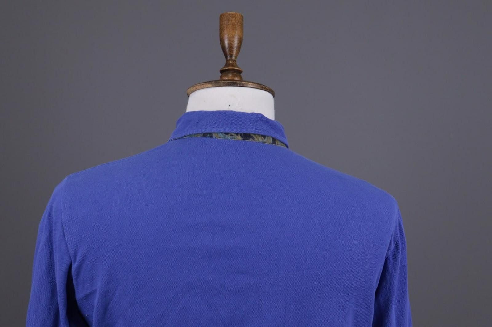 Etro ETRO Milano Blue Collared Paisley Pullover Sweater Size XL Size US XL / EU 56 / 4 - 9 Thumbnail
