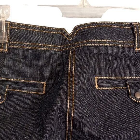 Loft Ann Taylor Loft Size 8 Jeans Womens Flare Blue Denim Cuffed Size 30" / US 8 / IT 44 - 10 Thumbnail