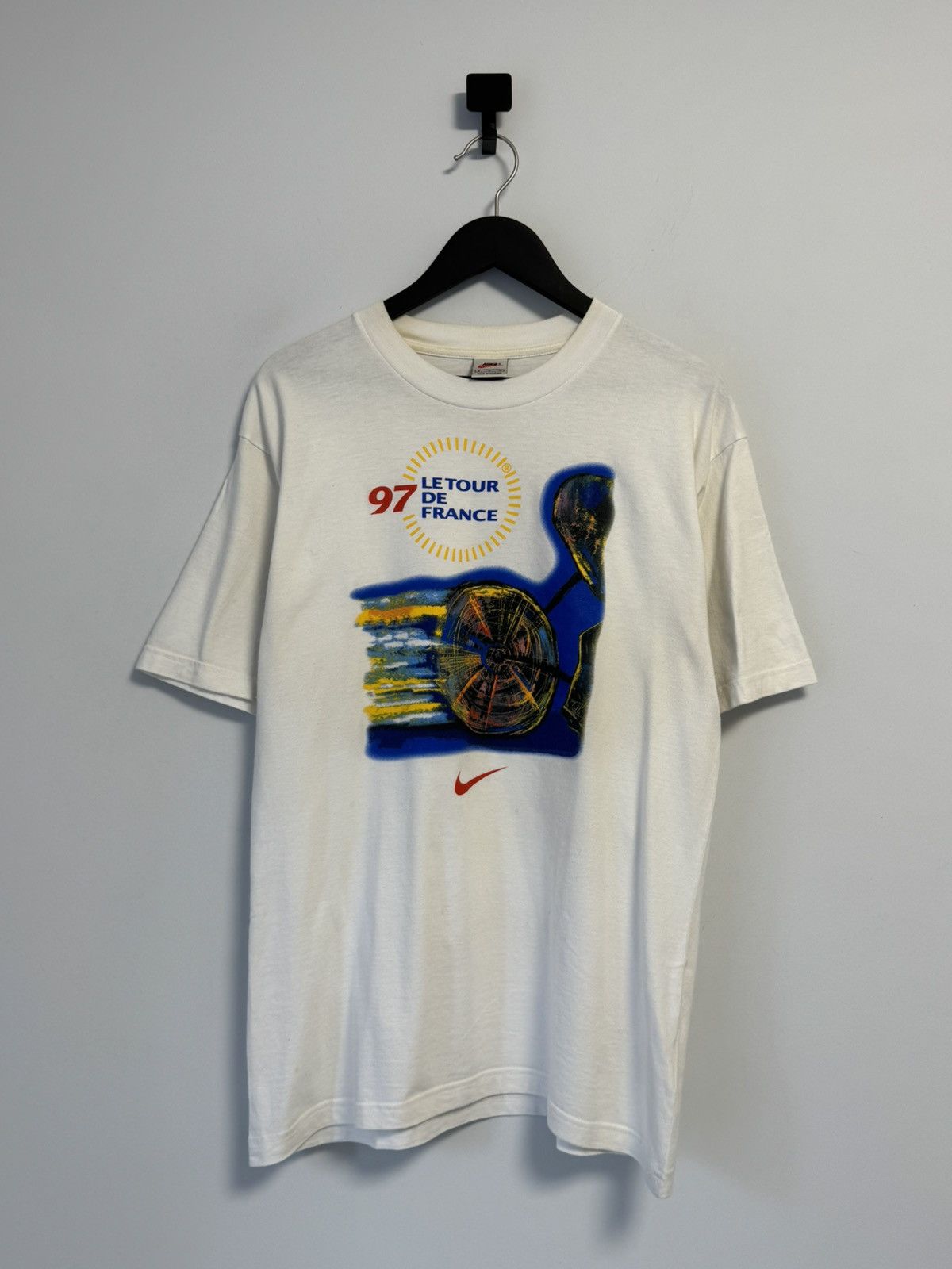 Nike Nike vintage 1997 Le Tour de France T-shirt Size US M / EU 48-50 / 2 - 1 Thumbnail