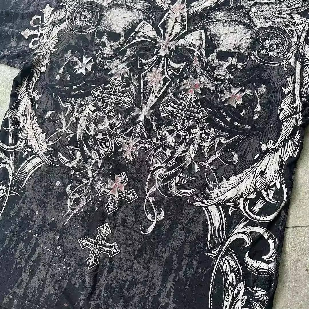 Japanese Brand × Vintage skull print t-shirt Size US M / EU 48-50 / 2 - 3 Thumbnail