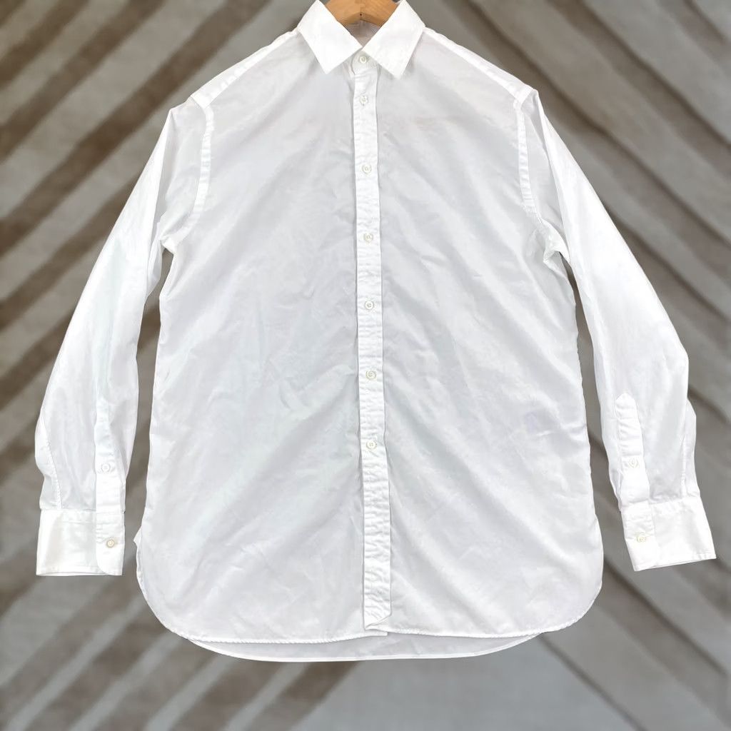 Ralph Lauren Purple Label Ralph Lauren Purple Label adrien shirt 4 broadcloth relaxed Button Blouse Womens Shirt Regular Size 4 White Cotton Chiffon Vintage: No Size S / US 4 / IT 40 - 1 Thumbnail