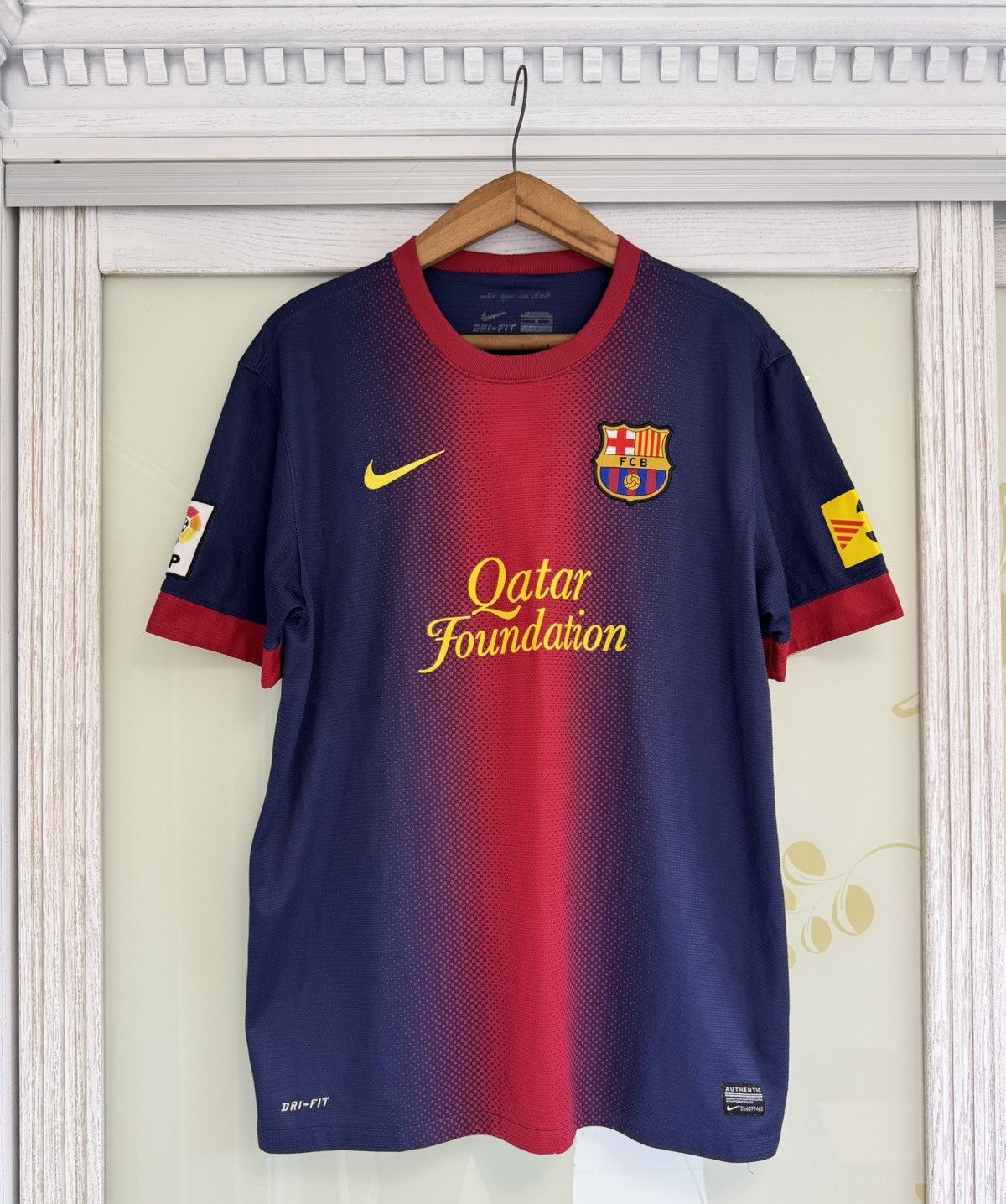 Vintage Barcelona 2012-2013 Home Soccer Jersey Football Kit