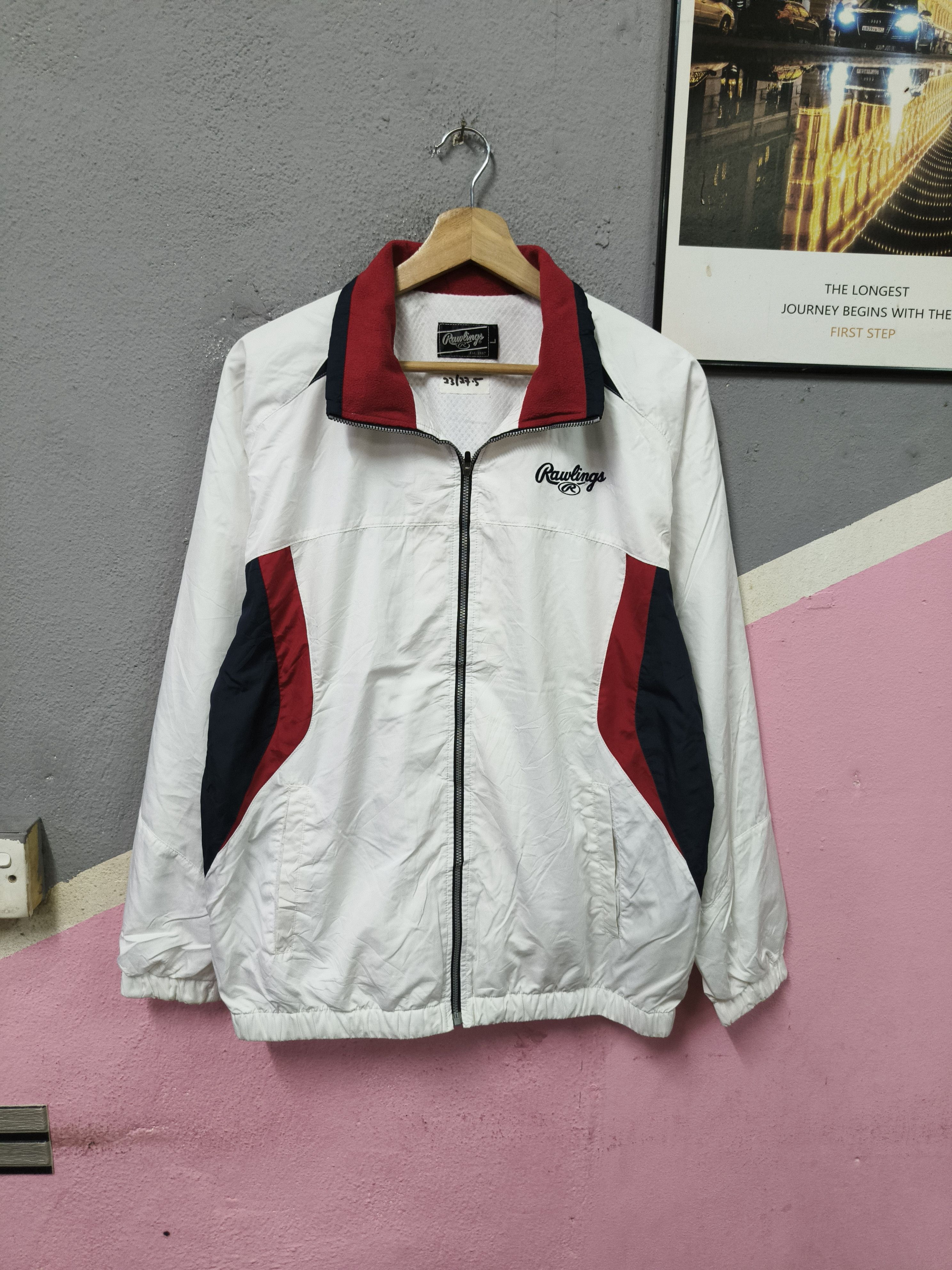 Japanese Brand RAWLINGS LIGHT JACKET Size US L / EU 52-54 / 3 - 2 Thumbnail