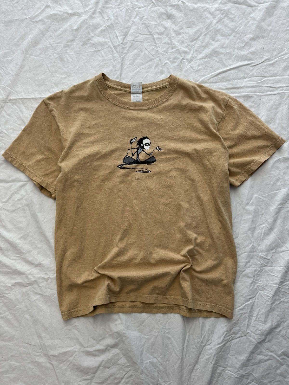 Vintage Vintage Tim Burton Style Emo Yoga T Shirt Size US L / EU 52-54 / 3 - 2 Thumbnail
