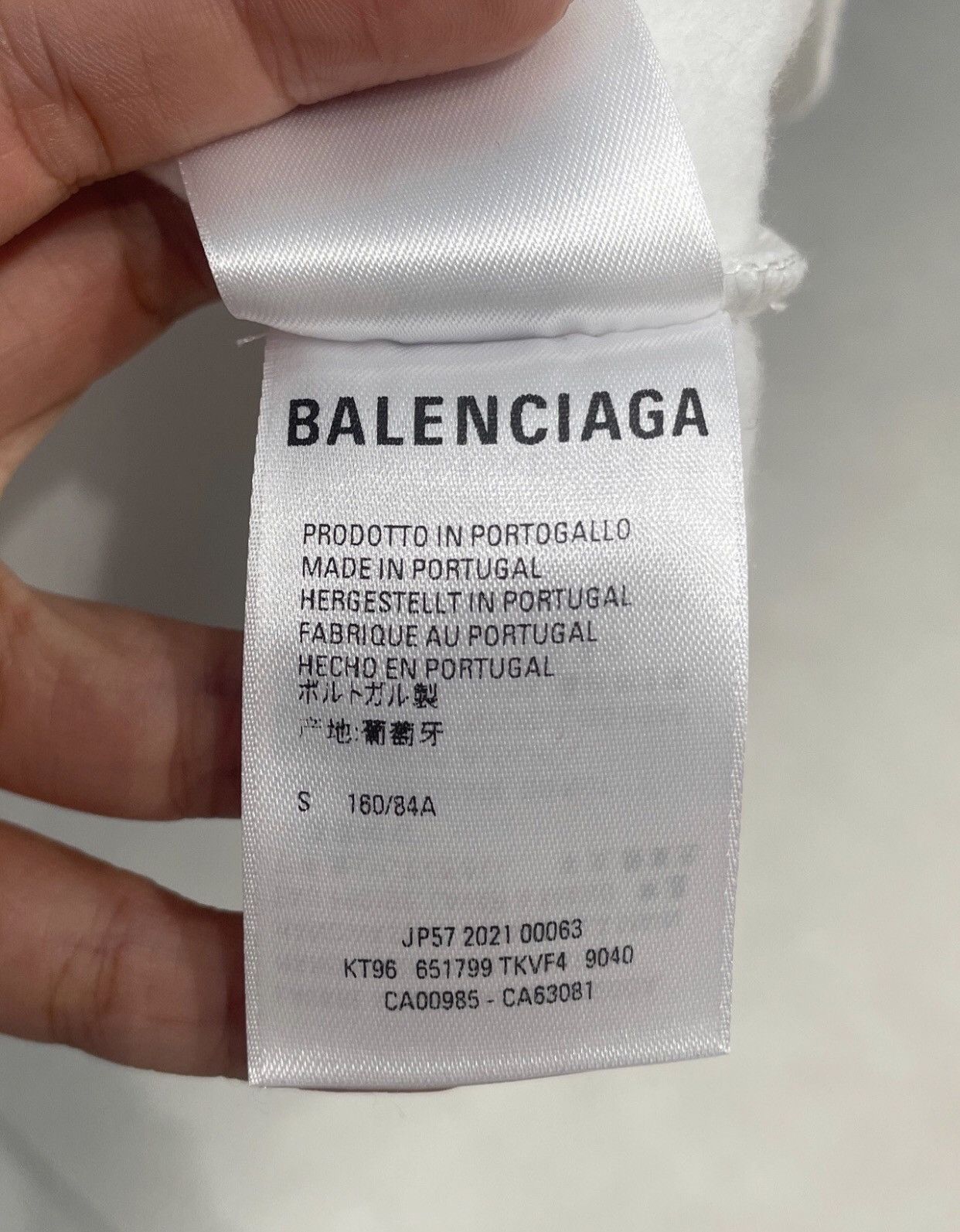 Balenciaga Balenciaga Ps5 Co branded White Letter Printed Hoodie Hoodie Size US S / EU 44-46 / 1 - 6 Thumbnail