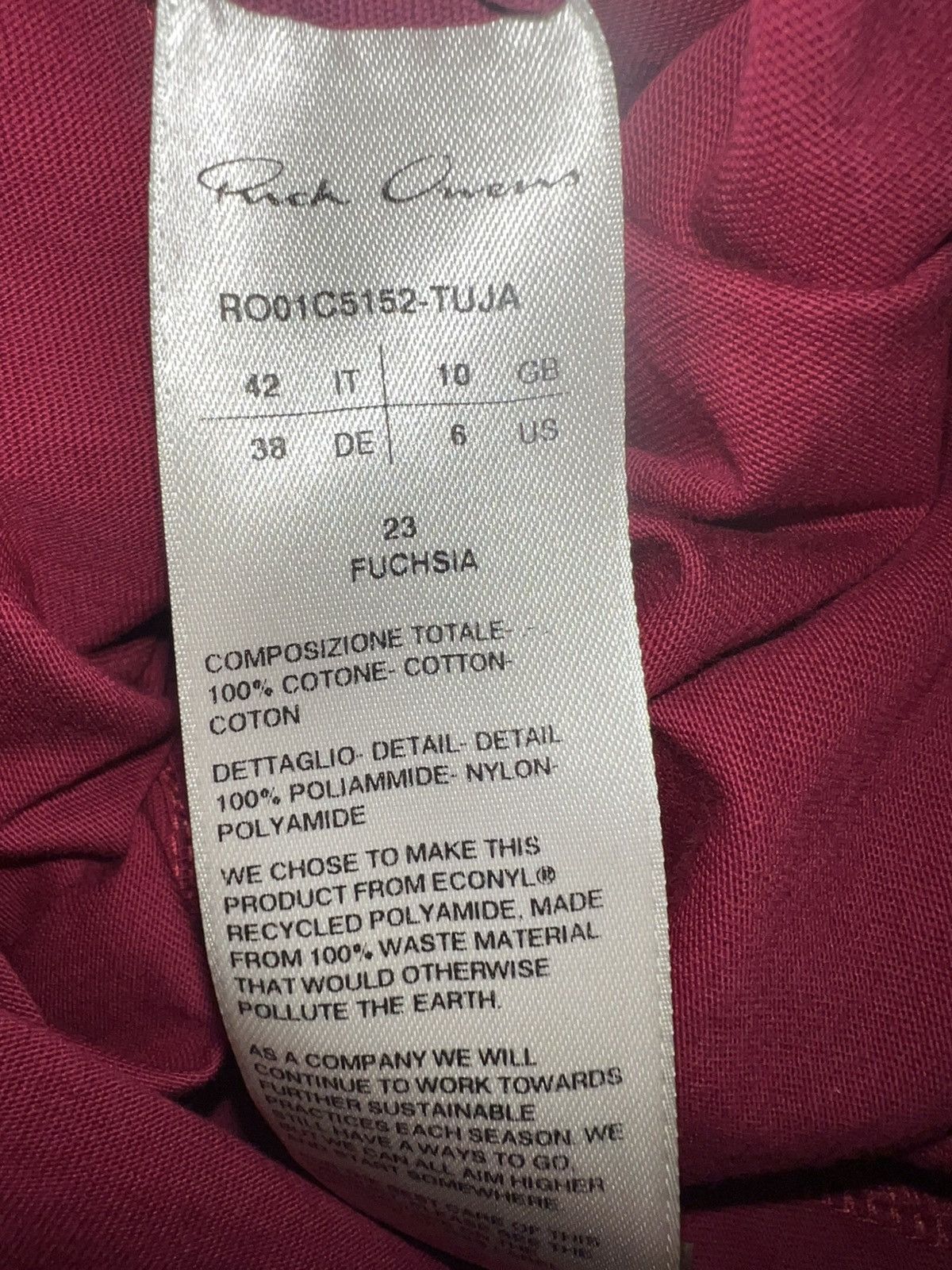 Rick Owens Rick Owens Tulle Cape T-Shirt Size M / US 6-8 / IT 42-44 - 6 Thumbnail