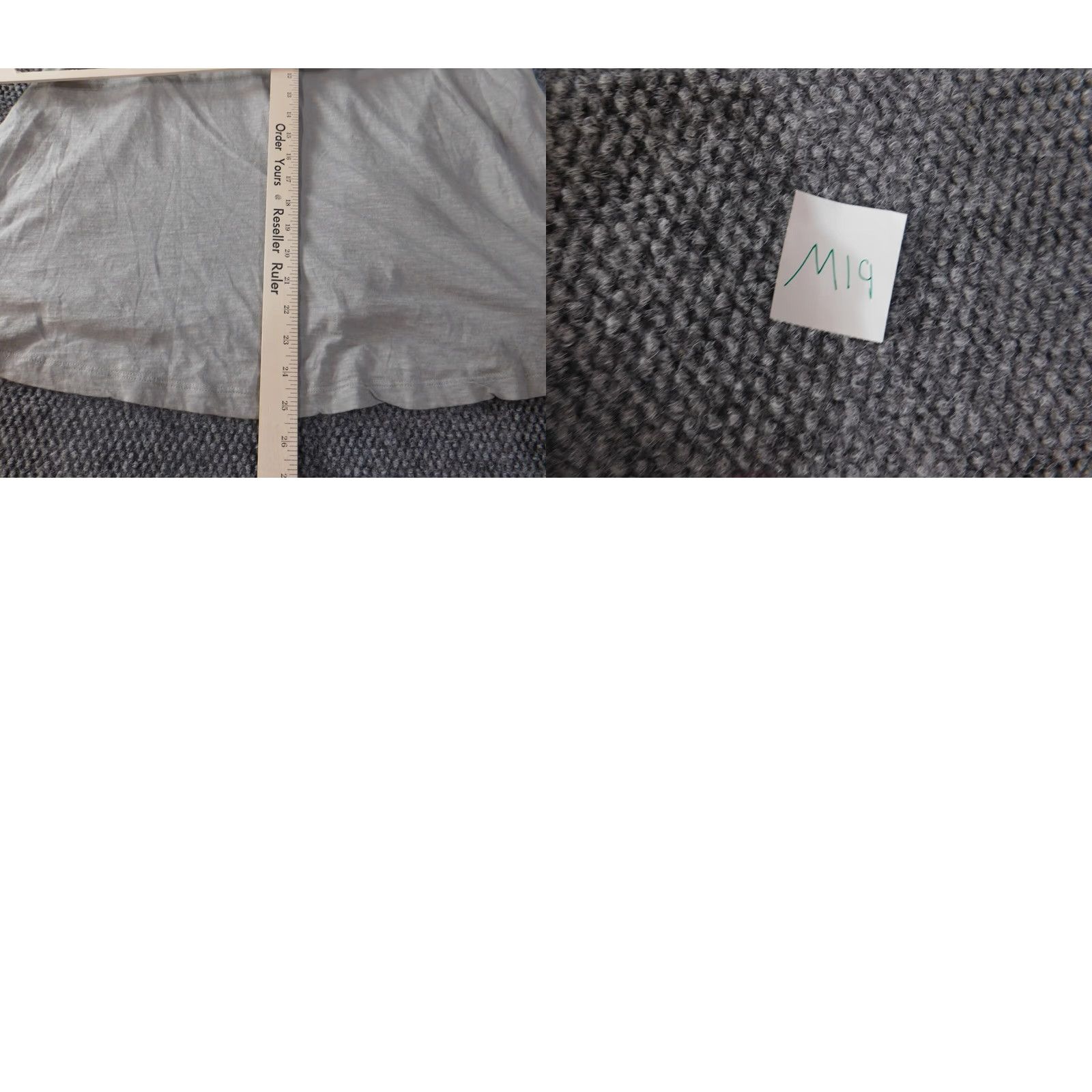 Vintage Crown & Ivy Blouse L Gray Crew Neck Pullover Long Sleeve Knit Rayon Button Classic/Basic Womens M/L Size L / US 10 / IT 46 - 9 Thumbnail