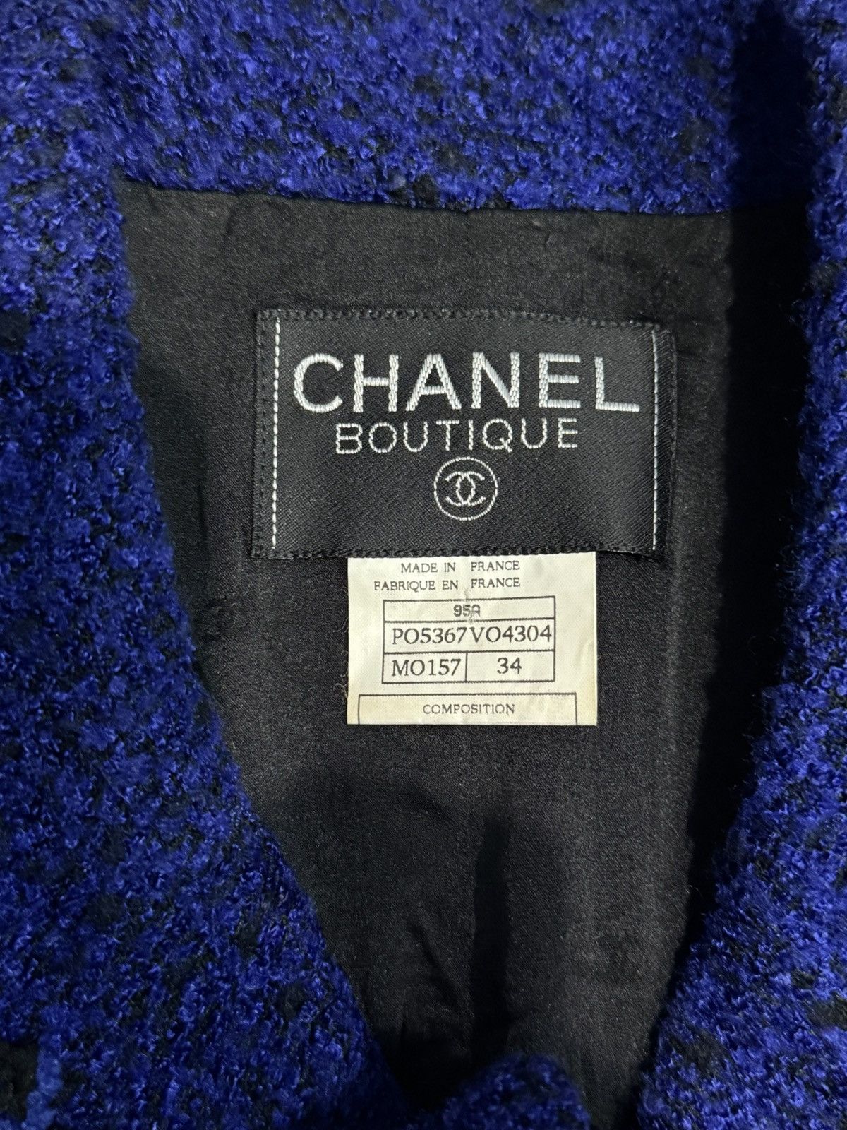Chanel RARE Most wanted Chanel 1995 Double Breasted Tweed Jacket Size XS / US 0-2 / IT 36-38 - 8 Thumbnail