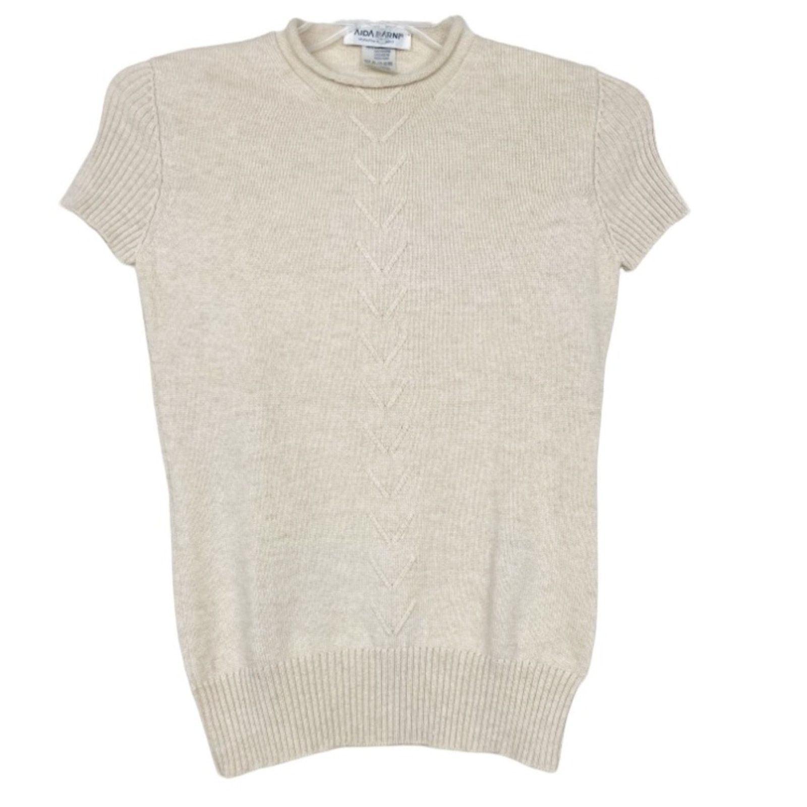 Other Aida Barni Tan Cashmere Top Sz S Size S / US 4 / IT 40 - 1 Thumbnail