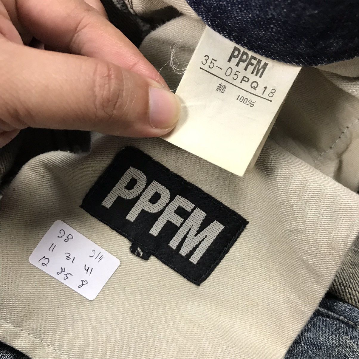Japanese Brand × PPFM × Vintage PPFM DENIM DESIGN BLUE BLACK JEANS PANTS Size US 28 / EU 44 - 13 Thumbnail