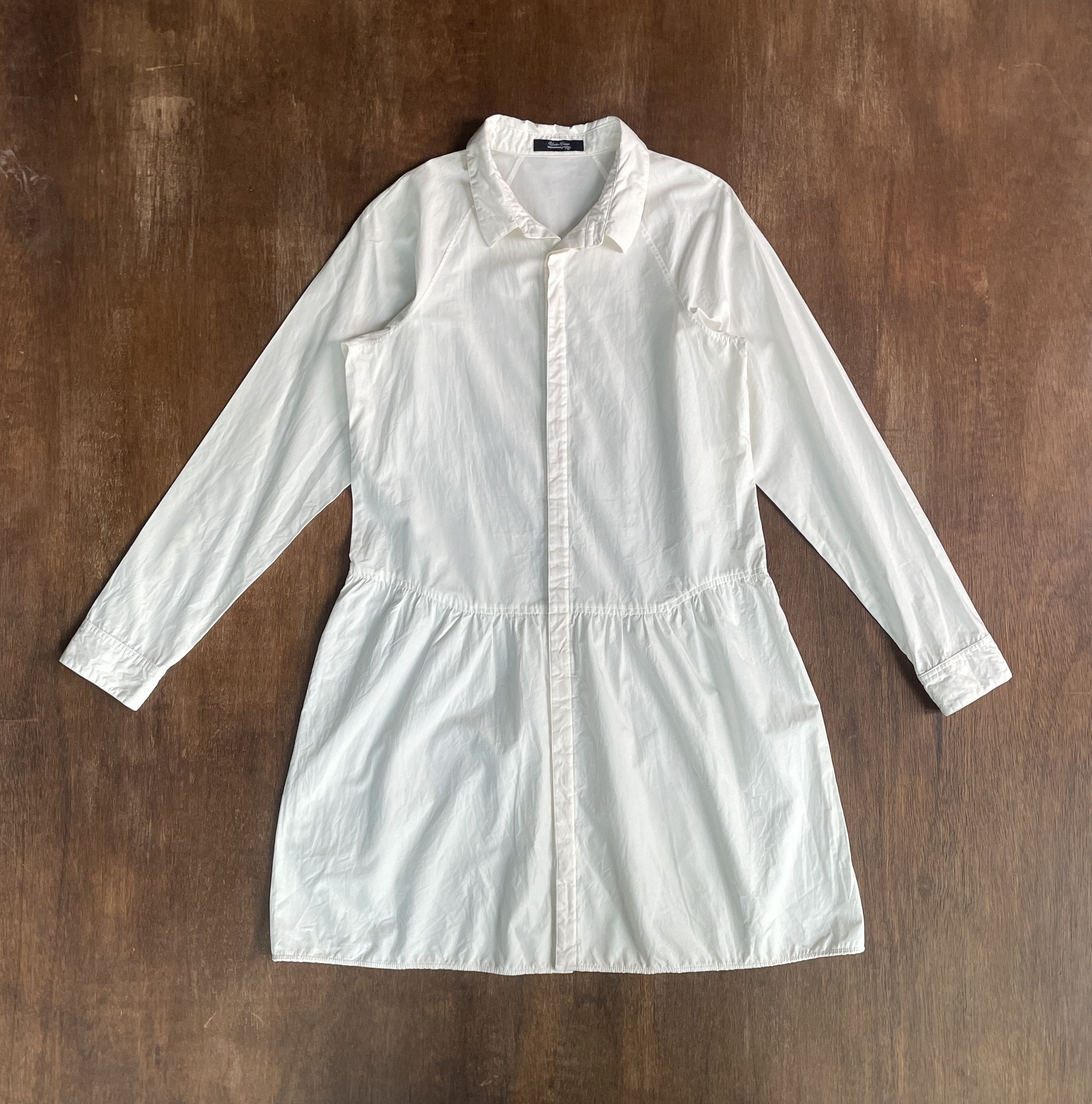 Undercover UNDERCOVER White Long Sleeve Shirt Dress Size US M / EU 48-50 / 2 - 1 Thumbnail