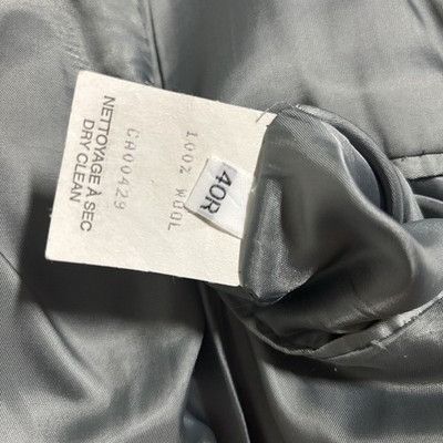 Peter Millar Peter Millar Sport Coat Mens 40R Gray Micro Herringbone Wool Size 40R - 6 Thumbnail