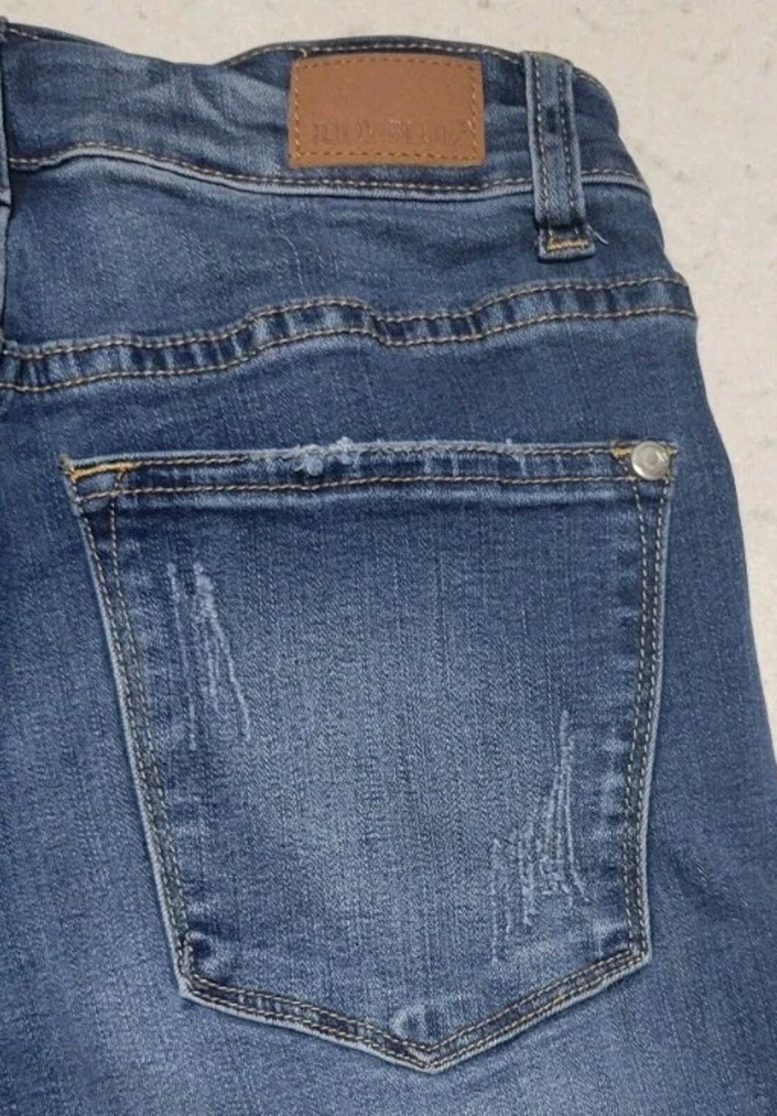 Other Judy Blue Denim Shorts Women’s S Distressed Rise Rolled Hem Size 28" / US 6 / IT 42 - 5 Thumbnail