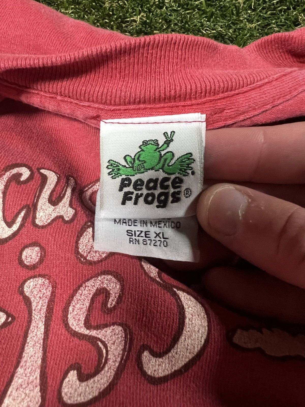Vintage Vintage 90’s Faded Western Frog Drug Hippie Long Sleeve Tee Size US XL / EU 56 / 4 - 4 Thumbnail