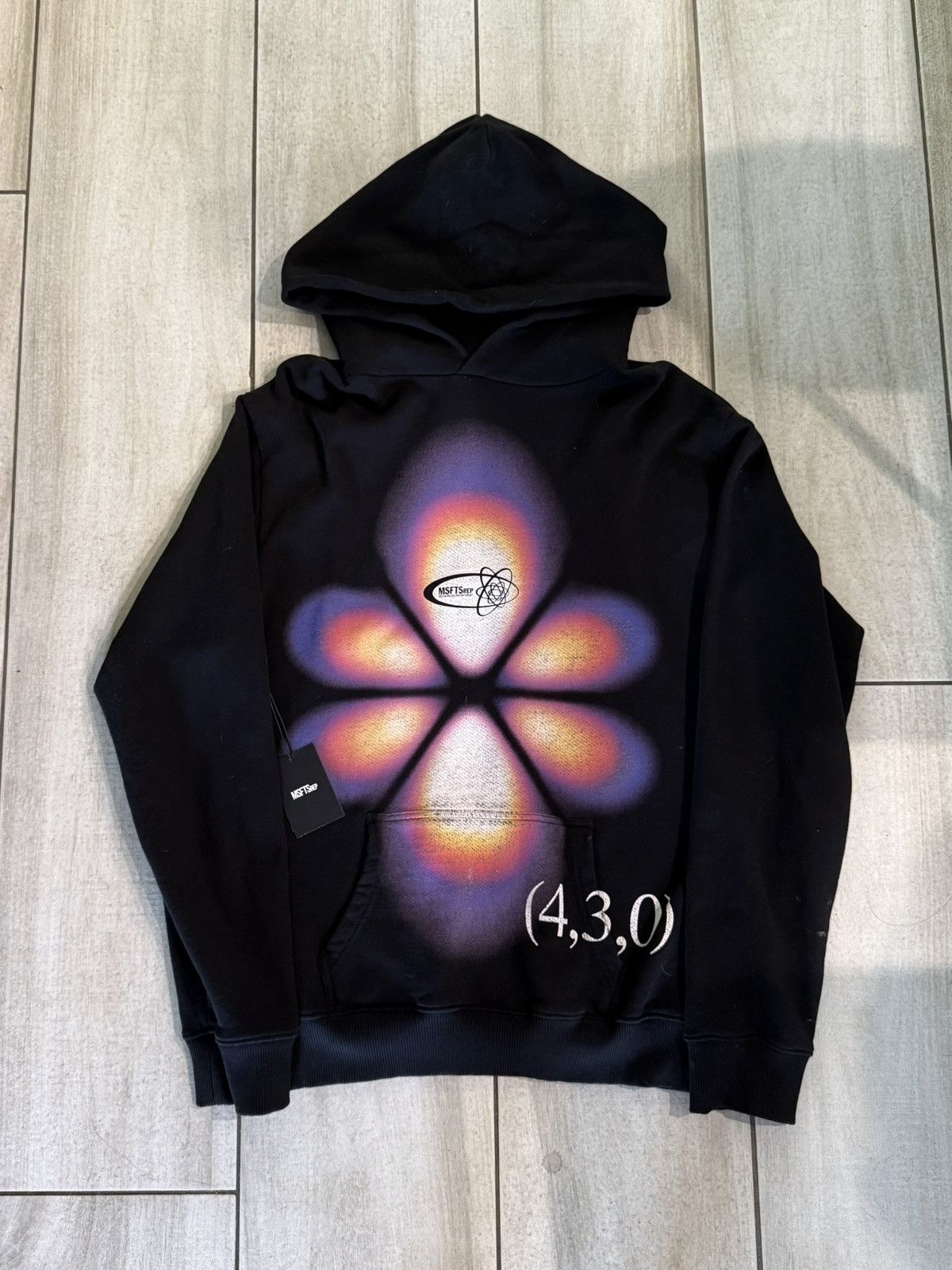 MSFTSrep jaden smith パーカー MSFTS REP Jaden Smith Vision Sweater L Black Pink Hoodie