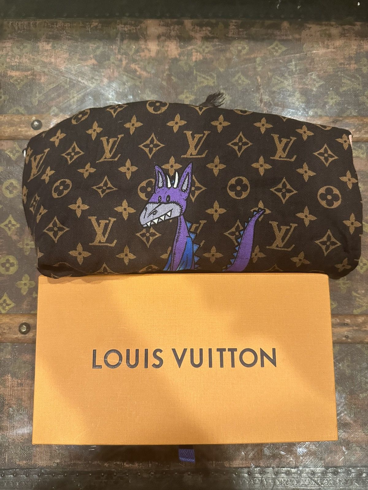 Louis Vuitton LOUIS VUITTON, Louis Vuitton x Virgil Abloh Chair Scarf Size ONE SIZE - 4 Thumbnail
