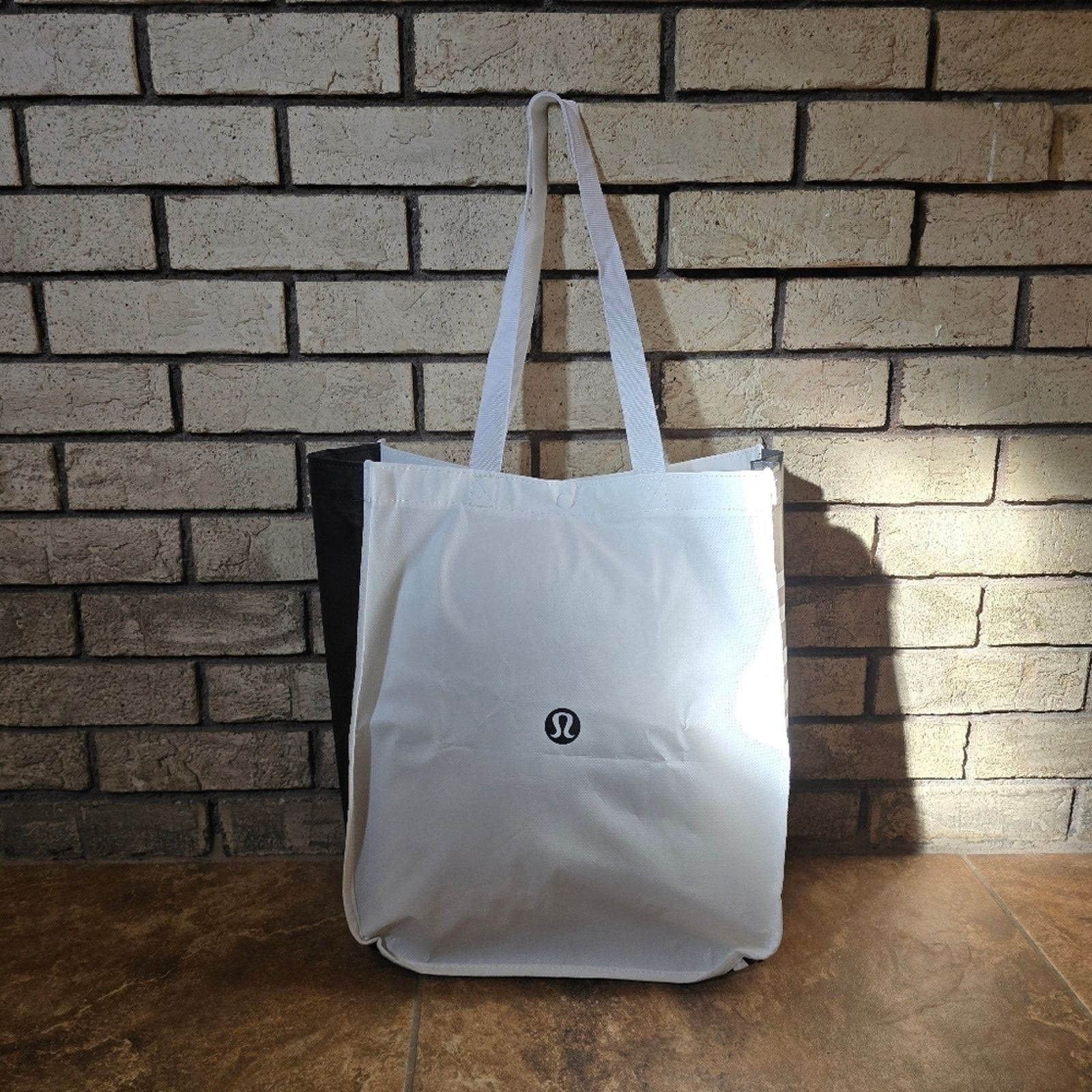 Other White Black LULULEMON Storage Tote Size ONE SIZE - 1 Thumbnail
