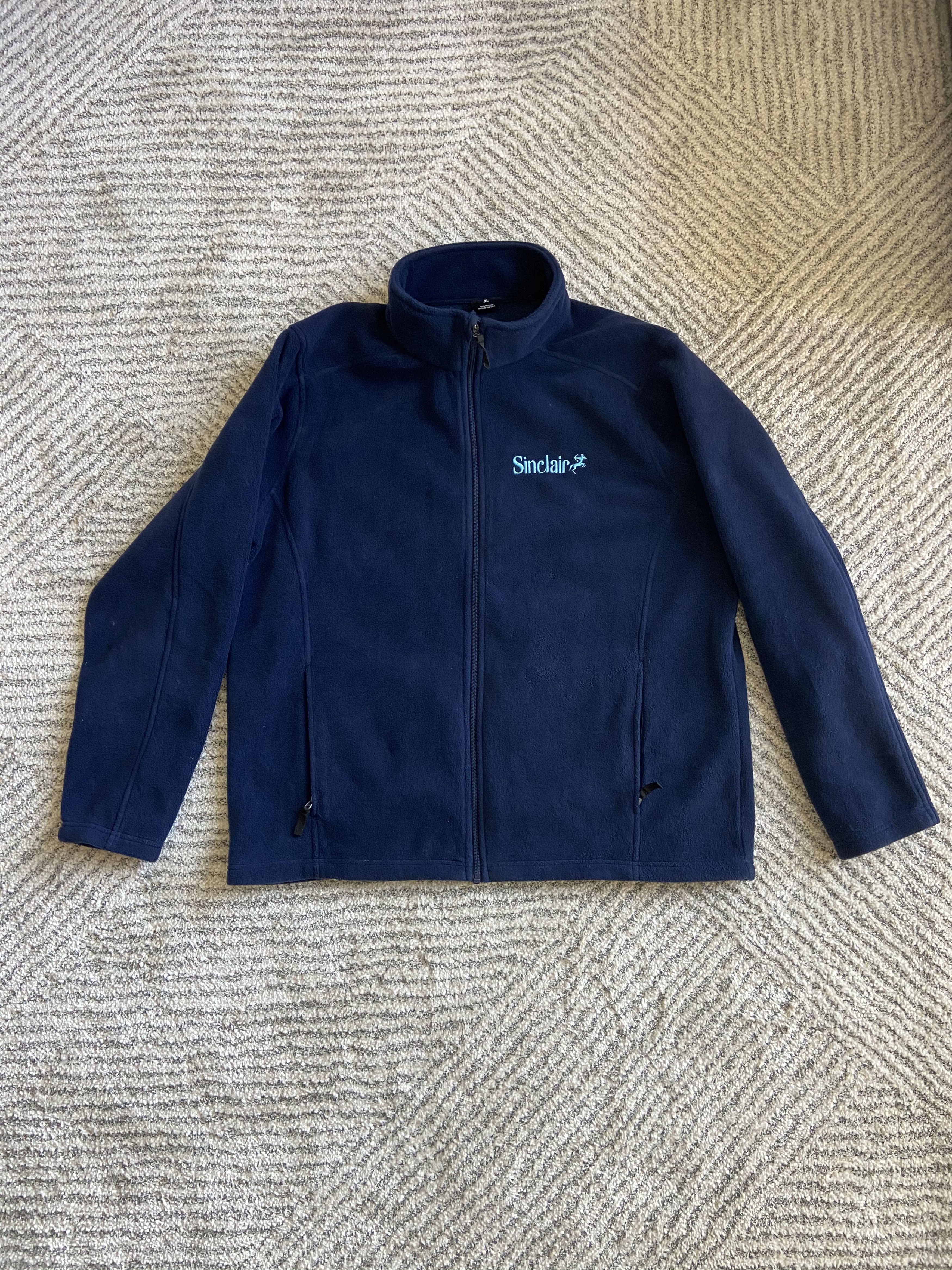 image of Sinclair Global Sinclair Anniversary Cozy Zip Up in Blue, Men's (Size XL)