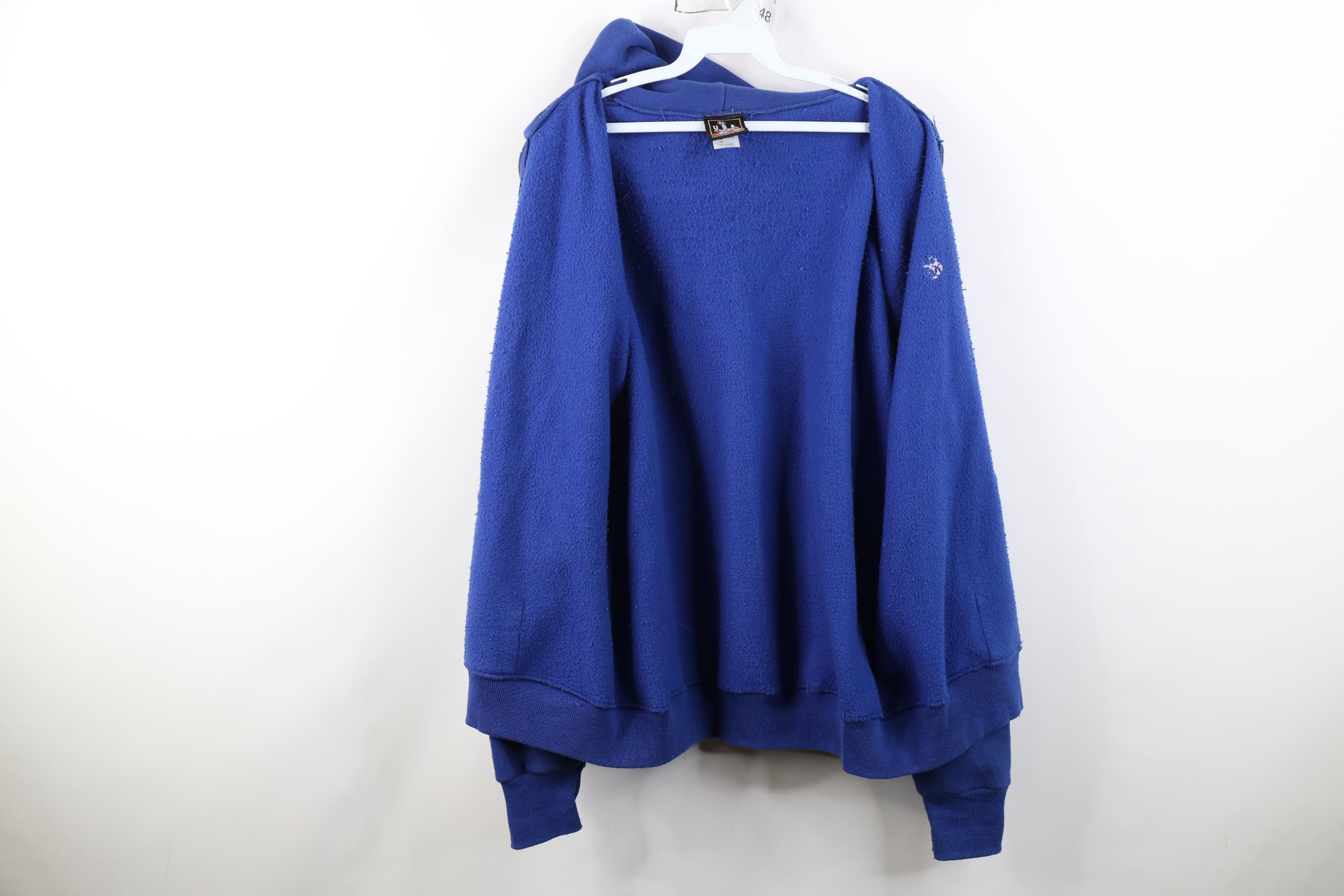 Vintage Vintage 90s USA Olympics Heavyweight Full Zip Hoodie USA Size US L / EU 52-54 / 3 - 11 Thumbnail