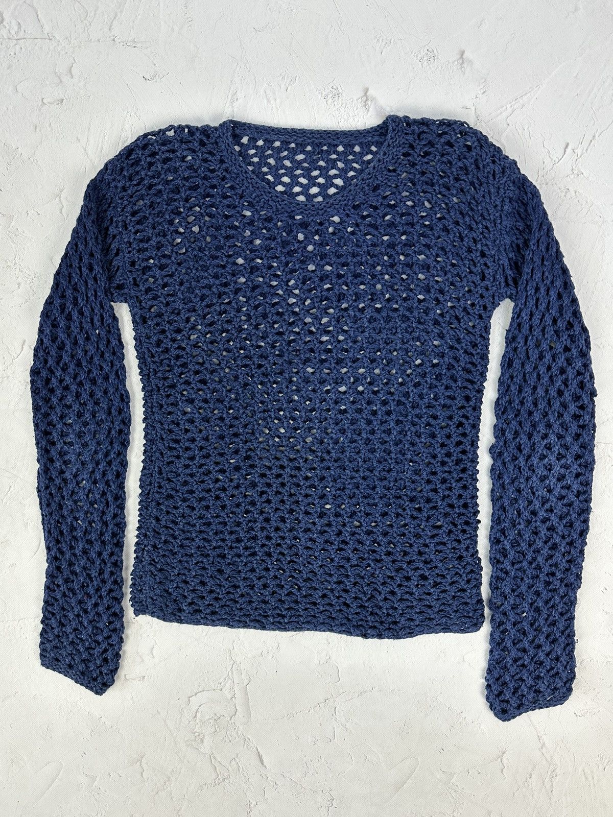 Vintage Large Mesh Sweater