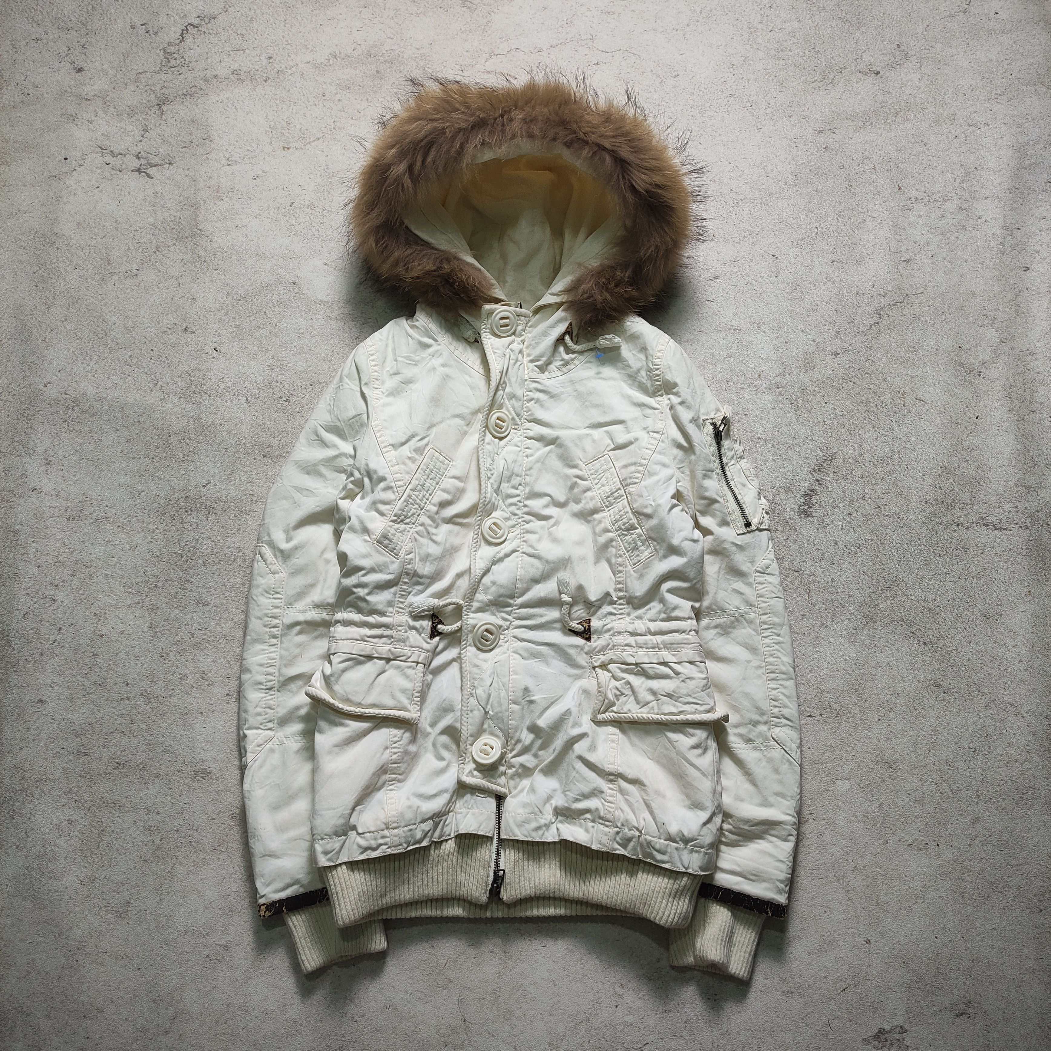 Japanese Brand × Le Grande Bleu (L.G.B.) × MOUSSY Moussy Fur Military Jacket style L.G.B ifsixwasnine Size US M / EU 48-50 / 2 - 1 Thumbnail
