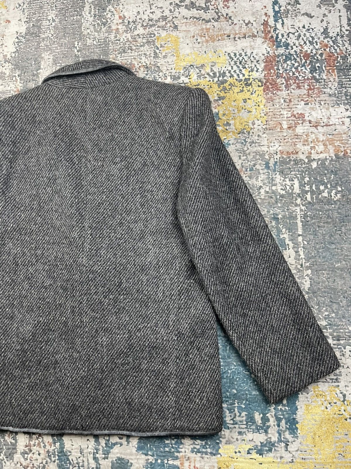 Thierry Mugler Thiery Mugler Wool Tweed Leather Trim Jackets Size M / US 6-8 / IT 42-44 - 7 Thumbnail
