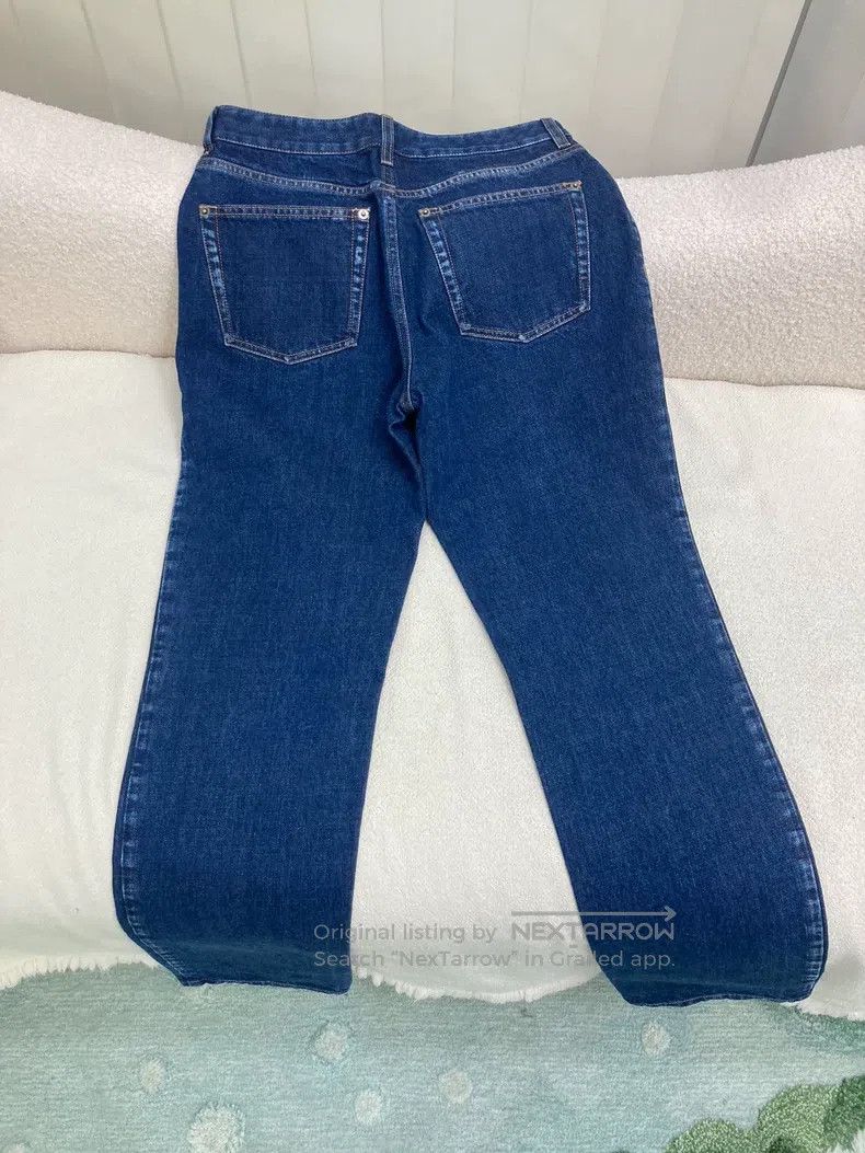 Louis Vuitton Louis Vuitton Blue presbyopic patchwork straight leg jeans Size 37" - 2 Thumbnail