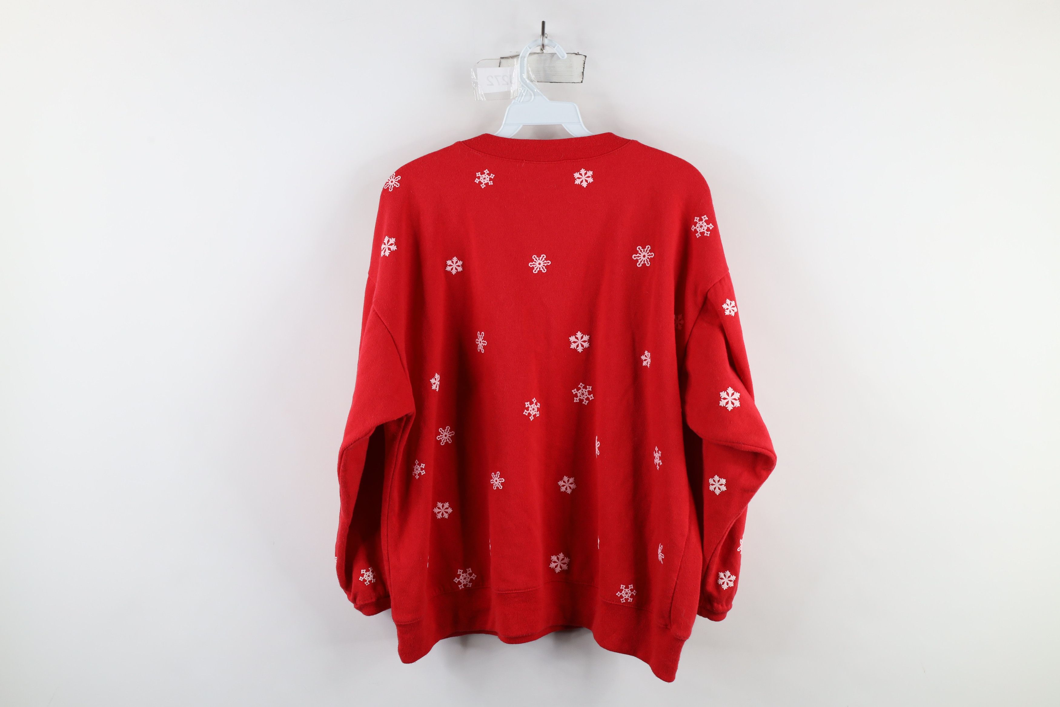 Vintage Vintage 90s Streetwear Christmas Bear Cow Sweatshirt USA Size XL / US 12-14 / IT 48-50 - 13 Thumbnail