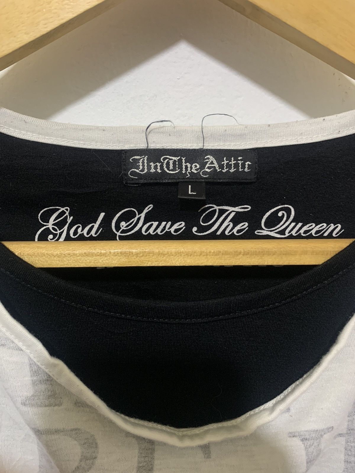 In The Attic In the Attic Foem God Save the Queen Double Layer T shirt Size US M / EU 48-50 / 2 - 8 Thumbnail