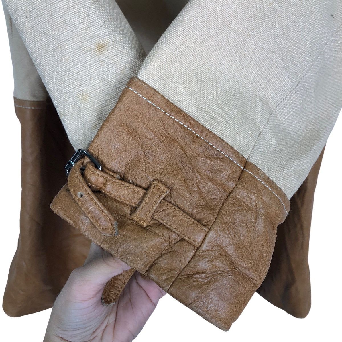 Japanese Brand 🔥VINTAGE SOFT LEATHER JACKET CATHERINE INSPIRE ISSEY MIYAKE Size US M / EU 48-50 / 2 - 12 Thumbnail