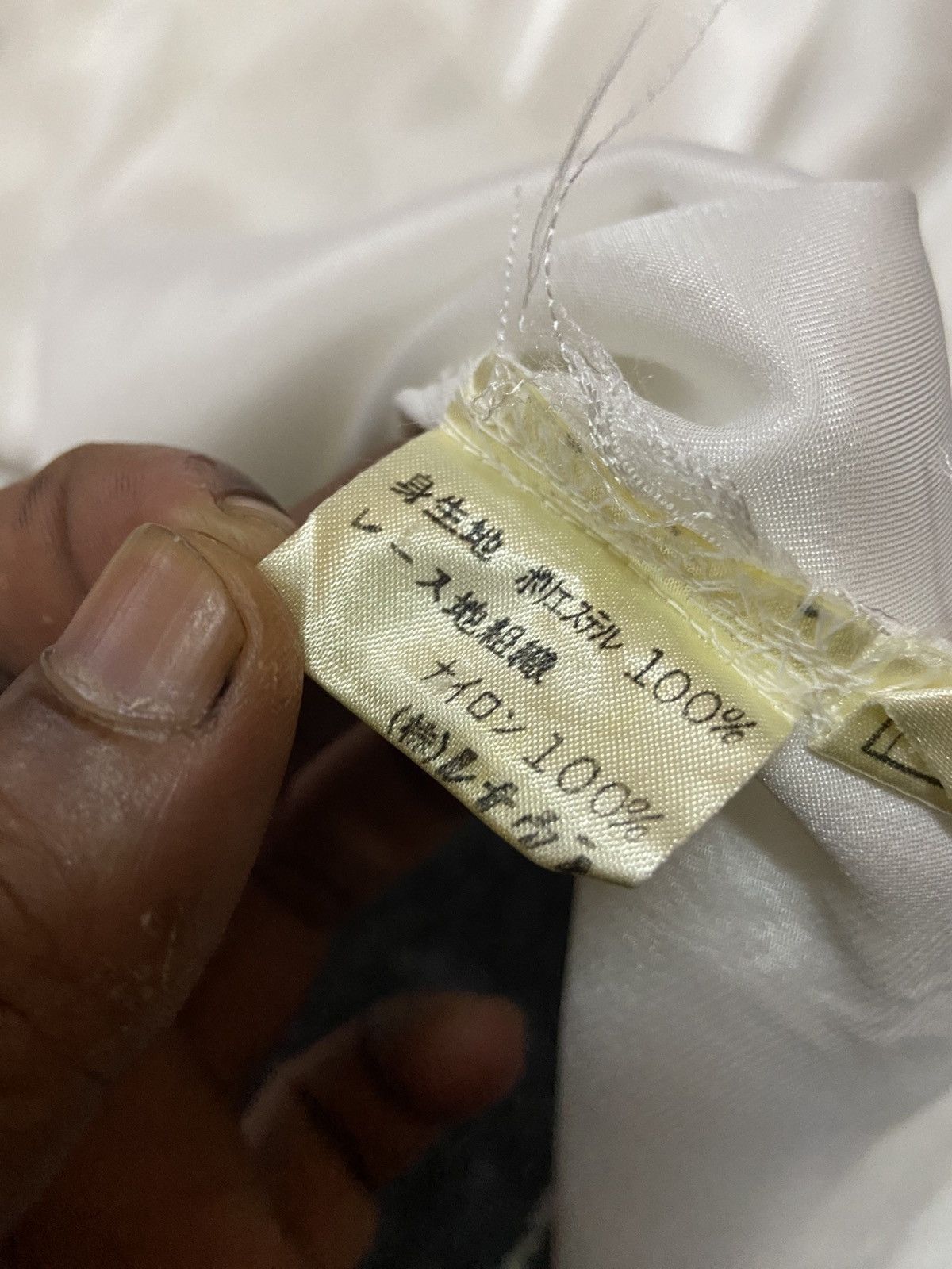 Celine × Vintage Vintage CELINE nightgown lace collar Size ONE SIZE - 6 Thumbnail