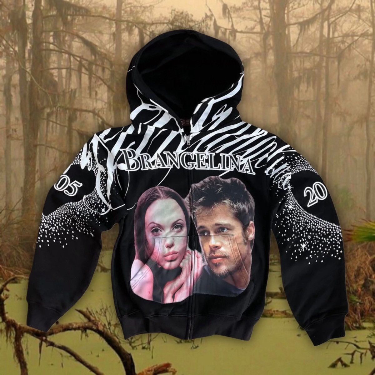 Designer × Praying × Streetwear 🙏🏻 Praying Brangelina Hoodie zip jacket ~  heaven ~ | Grailed