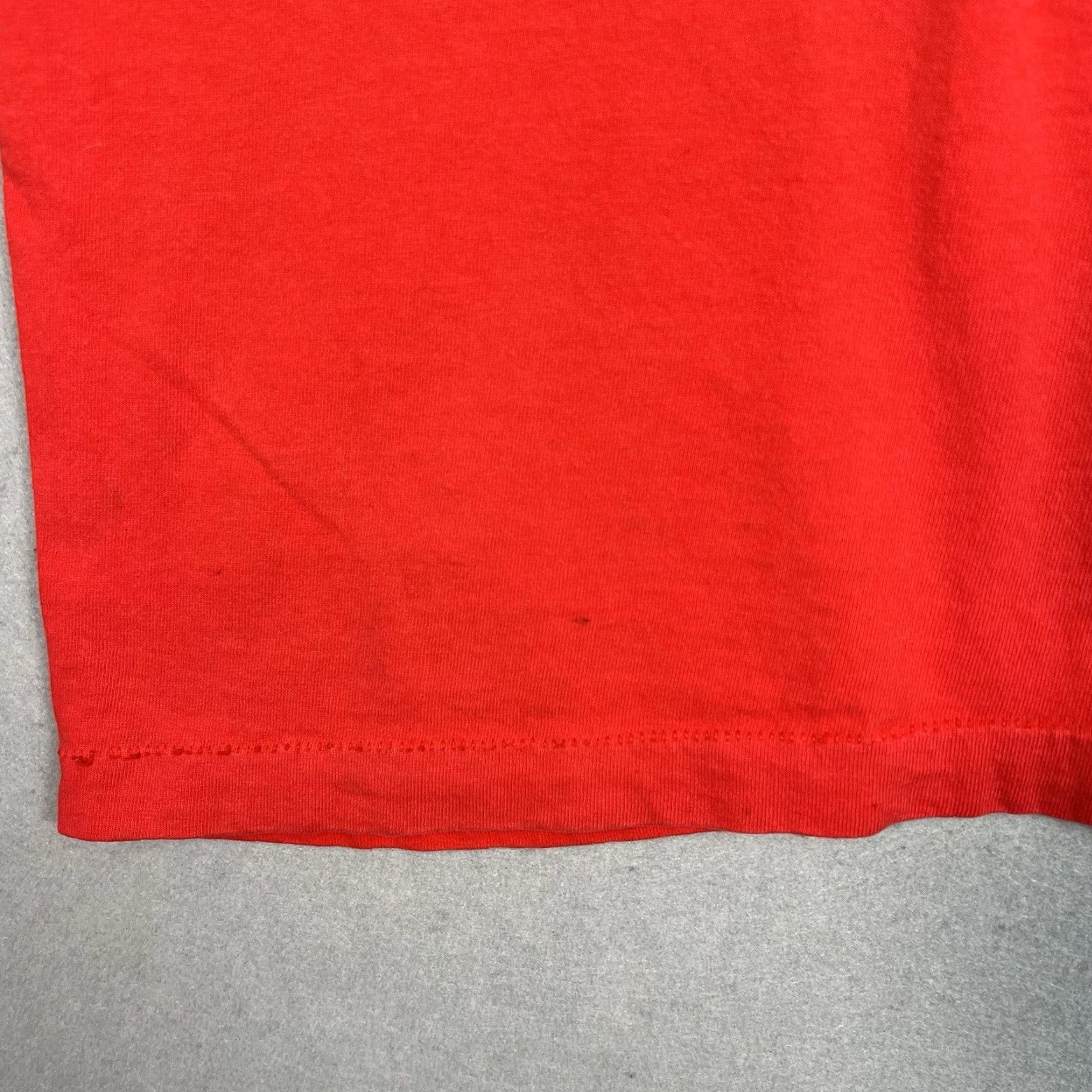 Fruit Of The Loom VINTAGE 90s Boise State Broncos Shirt Adult Large Red Made In USA Mens Size US L / EU 52-54 / 3 - 6 Thumbnail