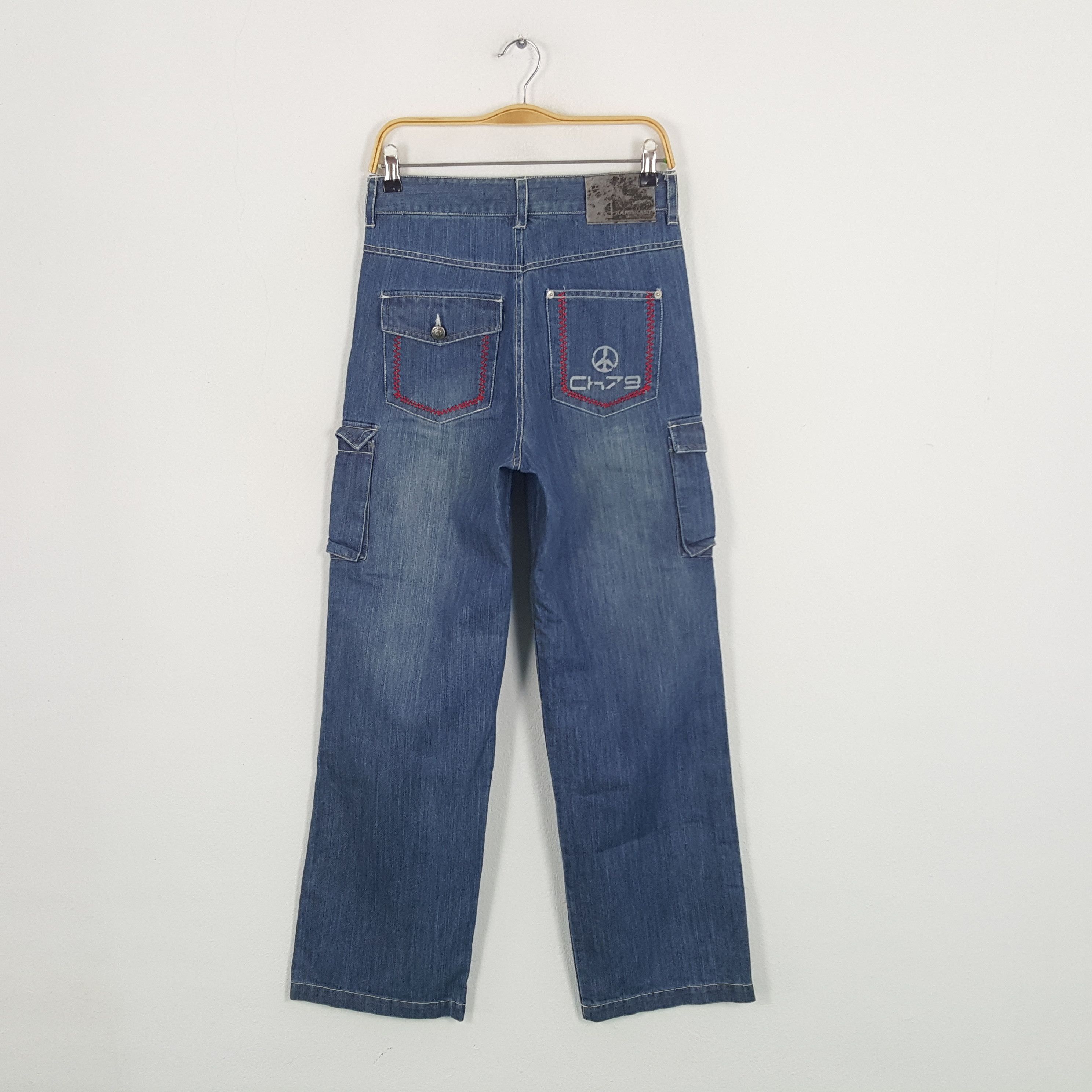 Karl Kani × Vintage Vintage Karl Kani American Baggy Style Cargo Denim Jeans Size US 27 - 4 Thumbnail