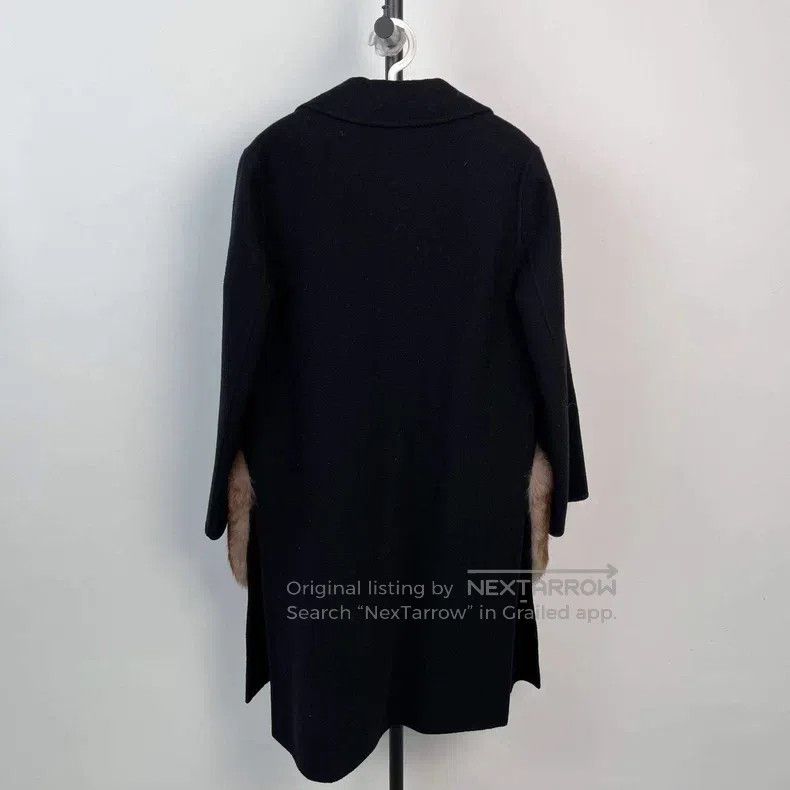 Fendi Fendi Wool Coat Black Size XS / US 0-2 / IT 36-38 - 2 Thumbnail