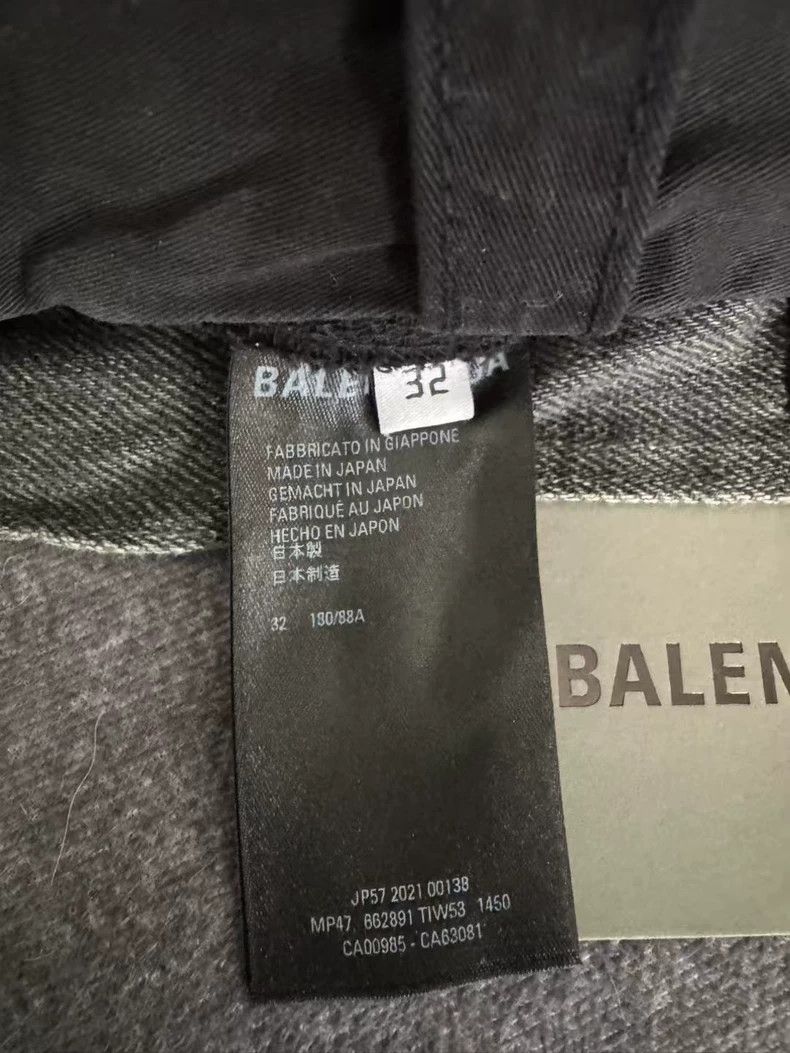 Balenciaga Balenciaga Splicing overalls jeans Size US 32 / EU 48 - 4 Thumbnail