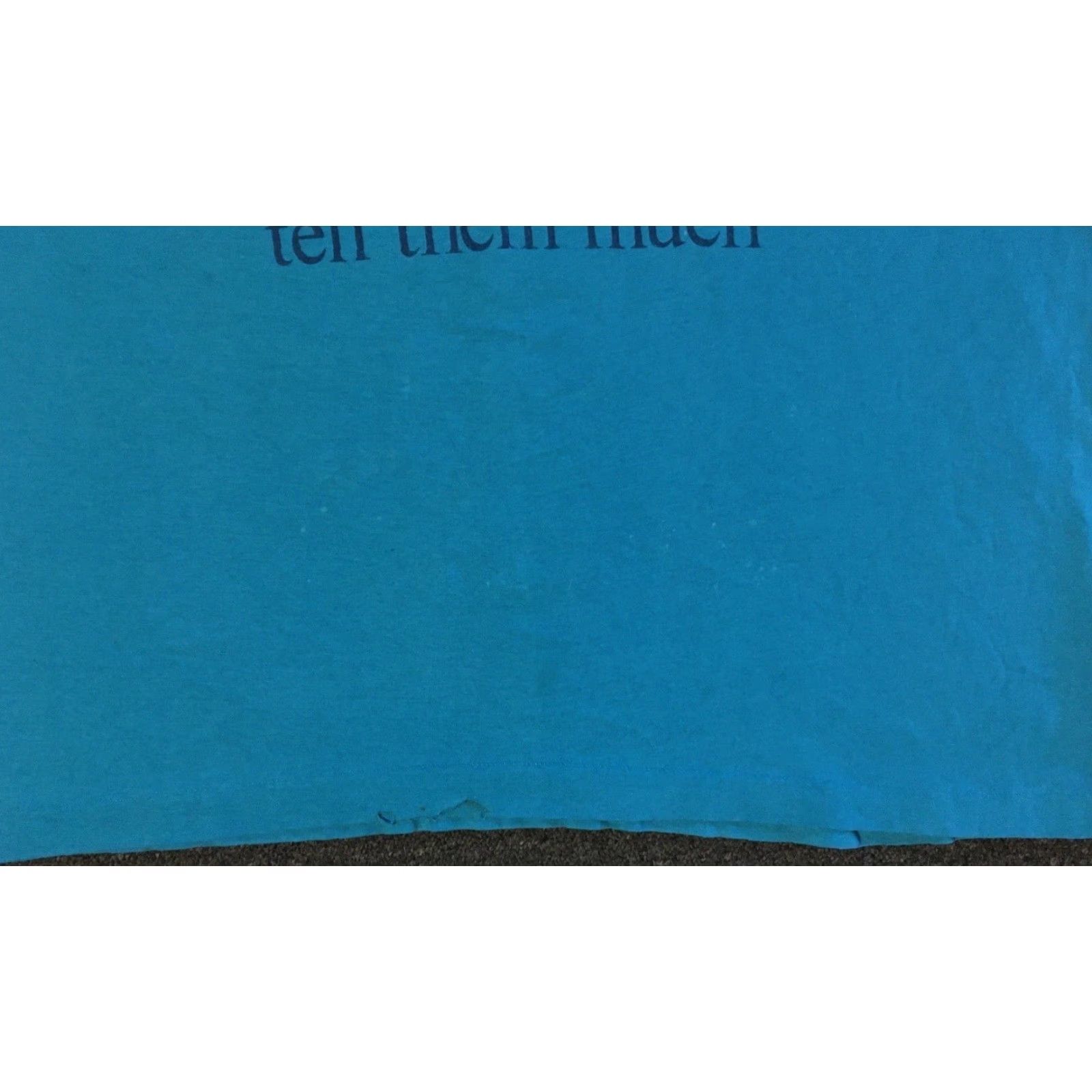 Vintage VINTAGE 90s You Cant Tell A Swede Much Faded Distressed Boxy Shirt XXL Blue T-Shirt Mens Funny Saying Grunge Swede Shirt Size US XXL / EU 58 / 5 - 4 Thumbnail
