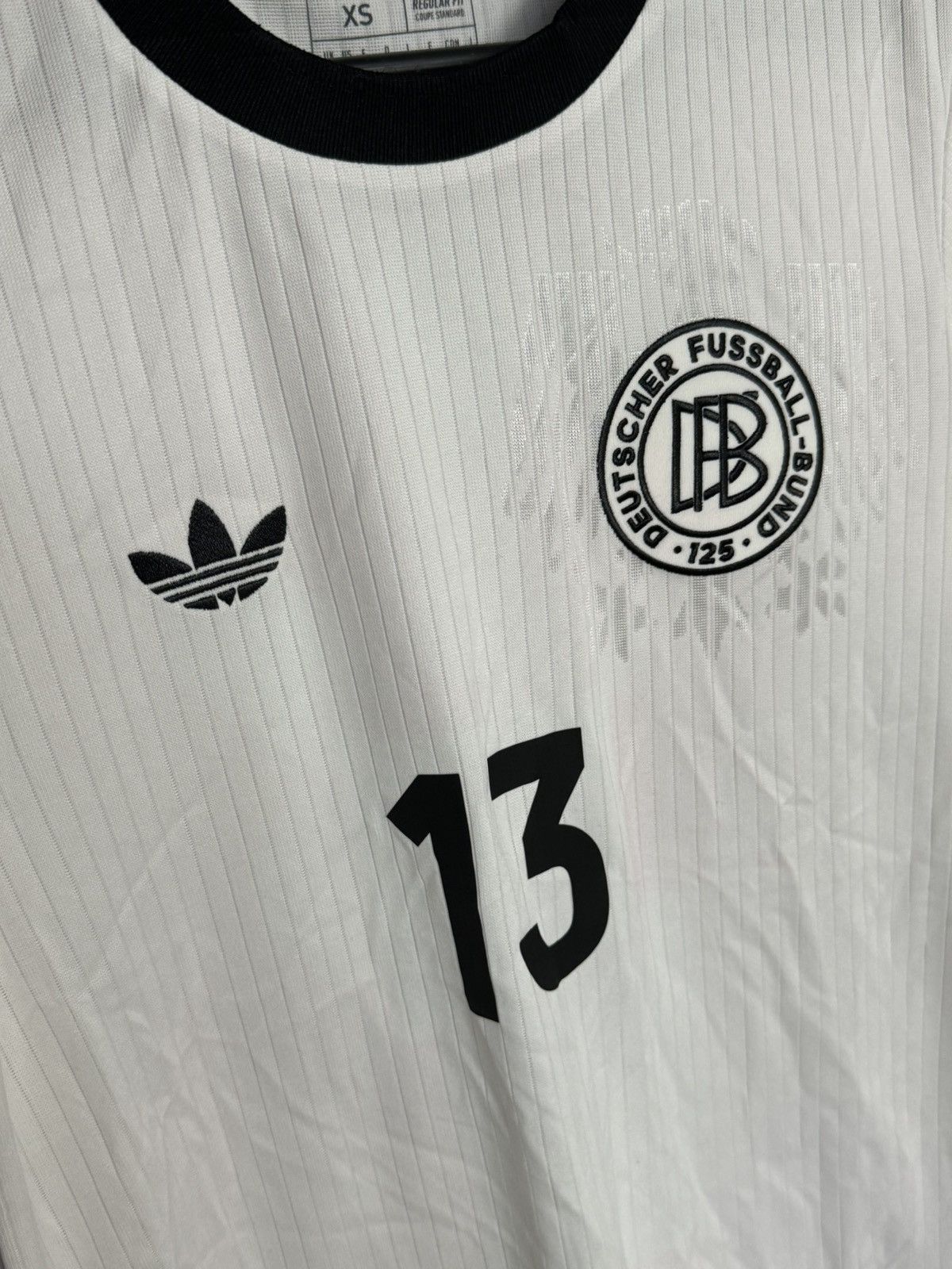 Adidas New Germany Anniversary 125 Muller Football Jersey Size XS / US 0-2 / IT 36-38 - 4 Thumbnail