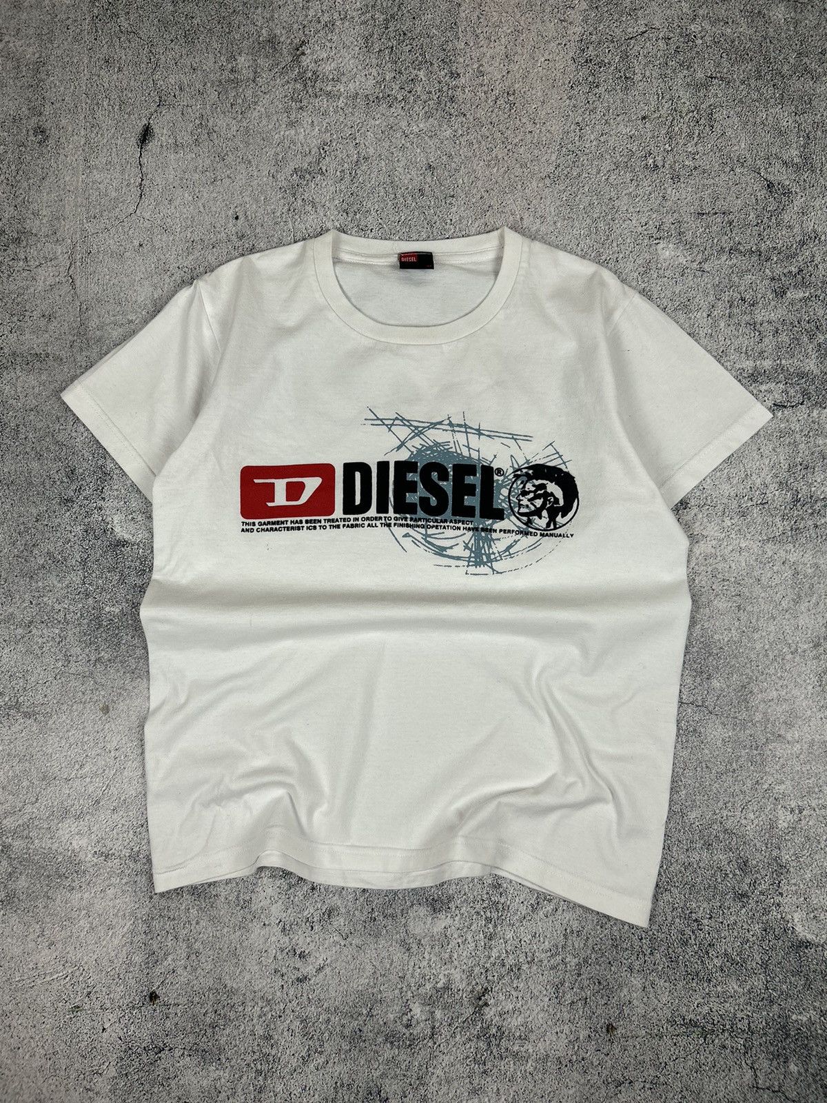 Diesel Vintage Big Logo Diesel Y2K Tee Size US L / EU 52-54 / 3 - 3 Thumbnail