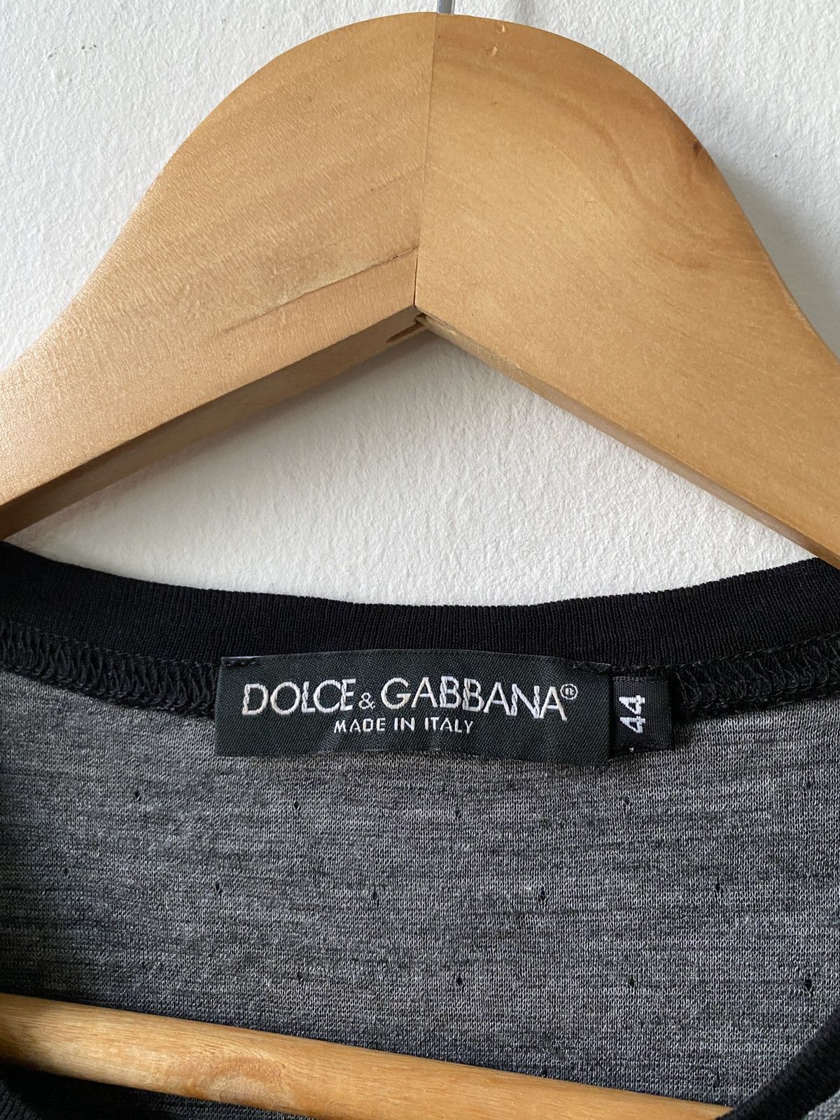 Dolce & Gabbana Dolce & Gabbana Lana Virgin Wool Tee Size US S / EU 44-46 / 1 - 5 Thumbnail